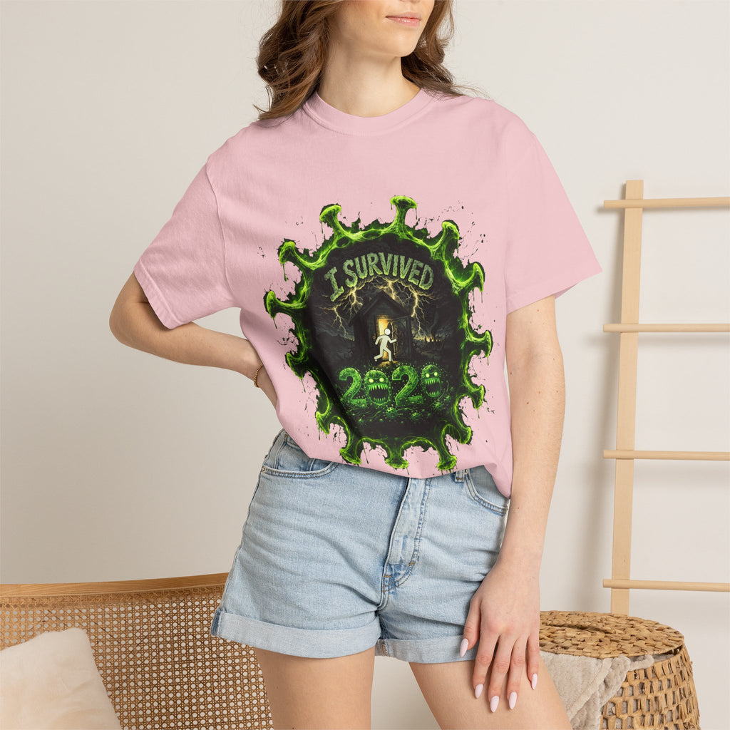 I Survived 2020 — Director's Cut S1:E5 "Delivery Doomsday" | Pandemic Edition Unisex Garment-Dyed T-shirt