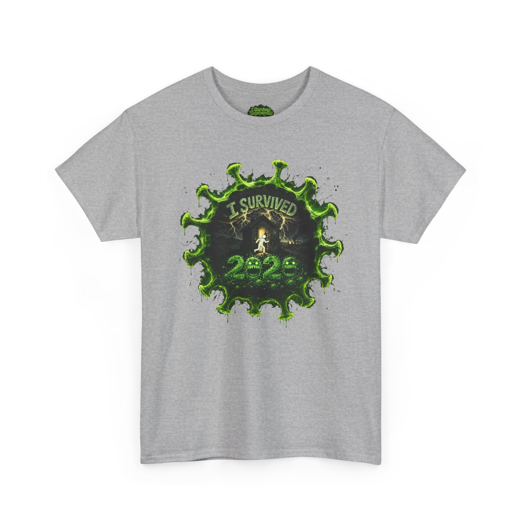 I Survived 2020 — Director's Cut S1:E2 "The Coming of COVID" | Pandemic Edition Unisex Heavy Cotton Tee
