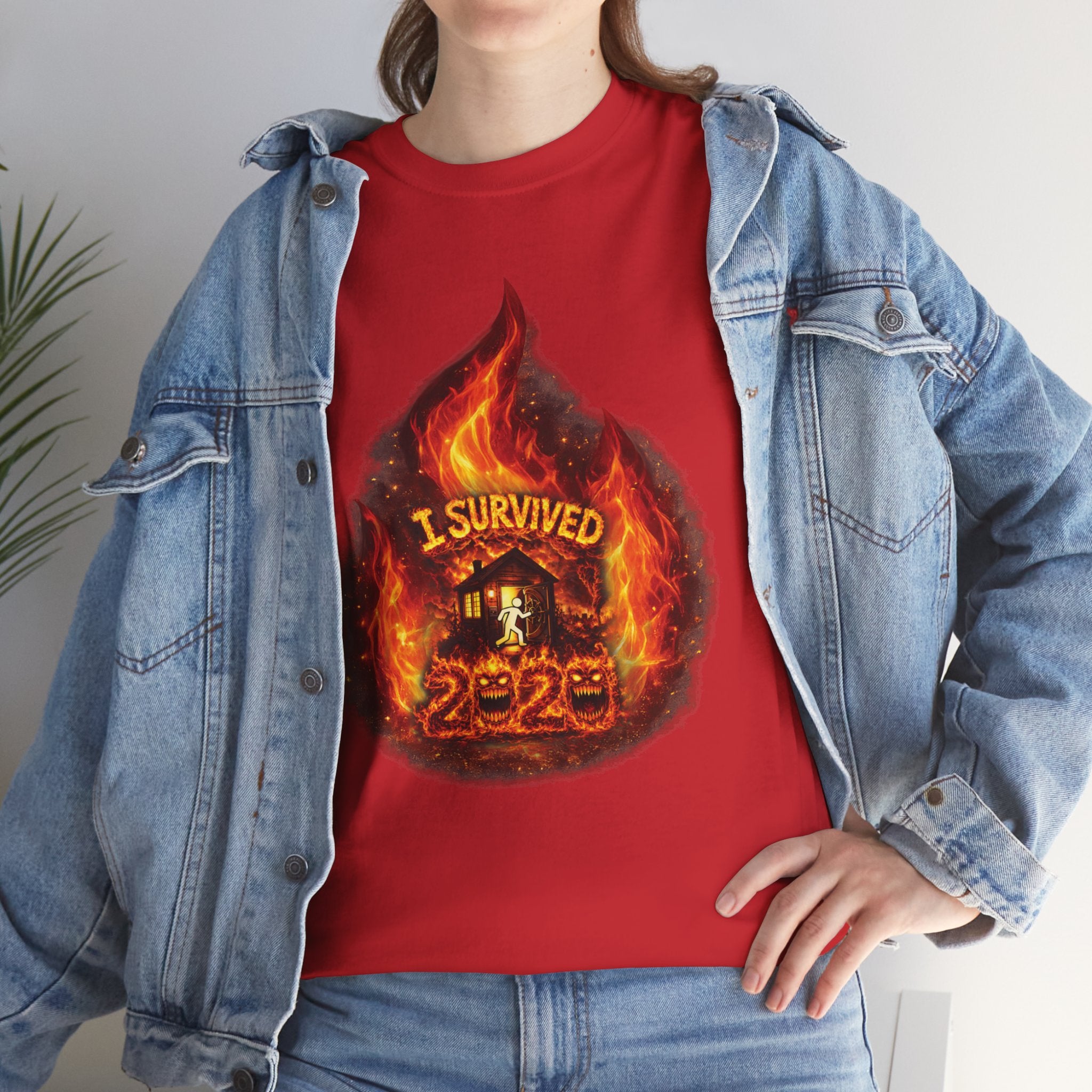 I Survived 2020 — Director's Cut S2:E1 "Berry Creek" | Wildfire Edition Memorial Unisex Heavy Cotton Tee (SPECIAL EDITION)