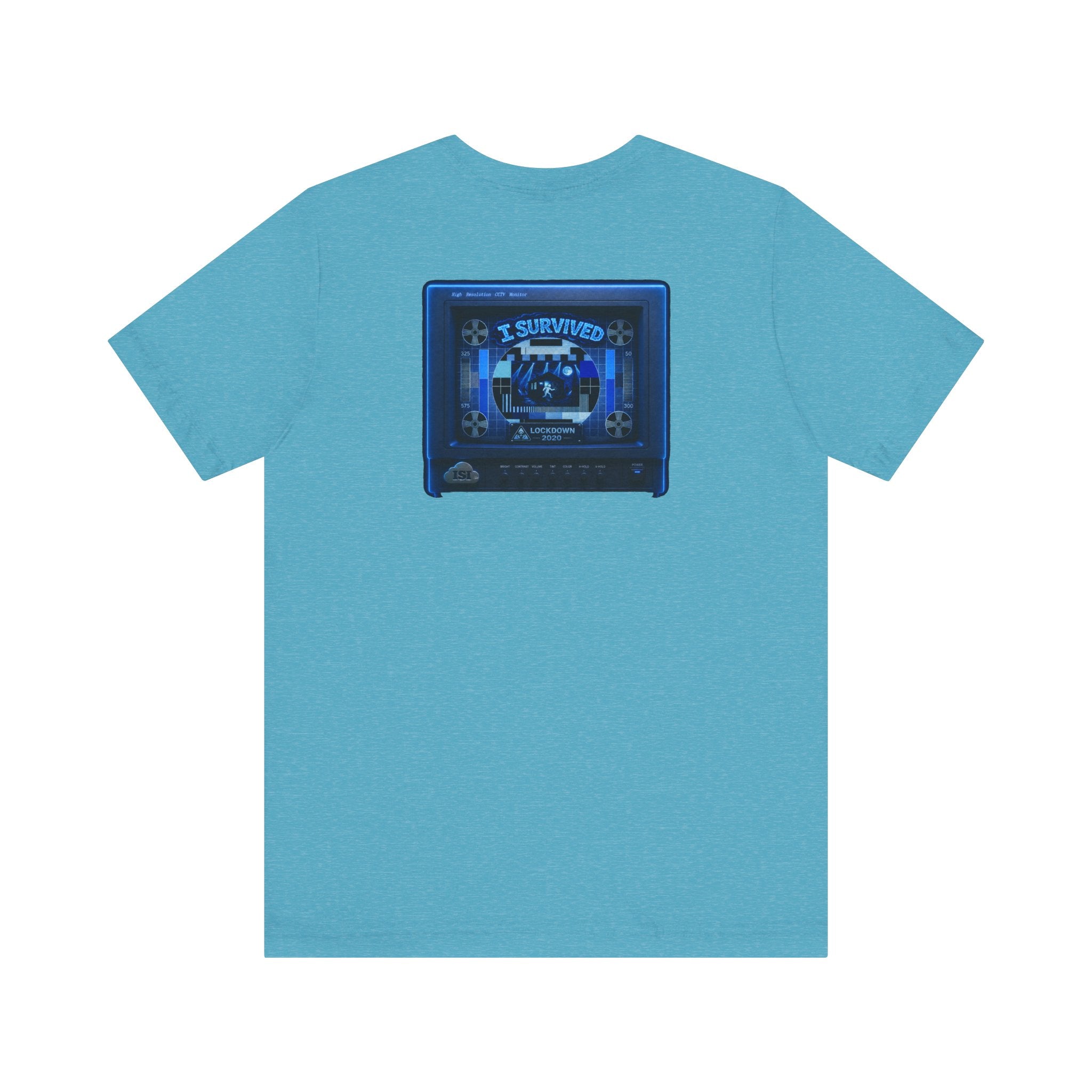 I Survived 2020 — "Please Stand By" Test Pattern Tee Lockdown Summer Exclusive Unisex Jersey Short Sleeve Tee