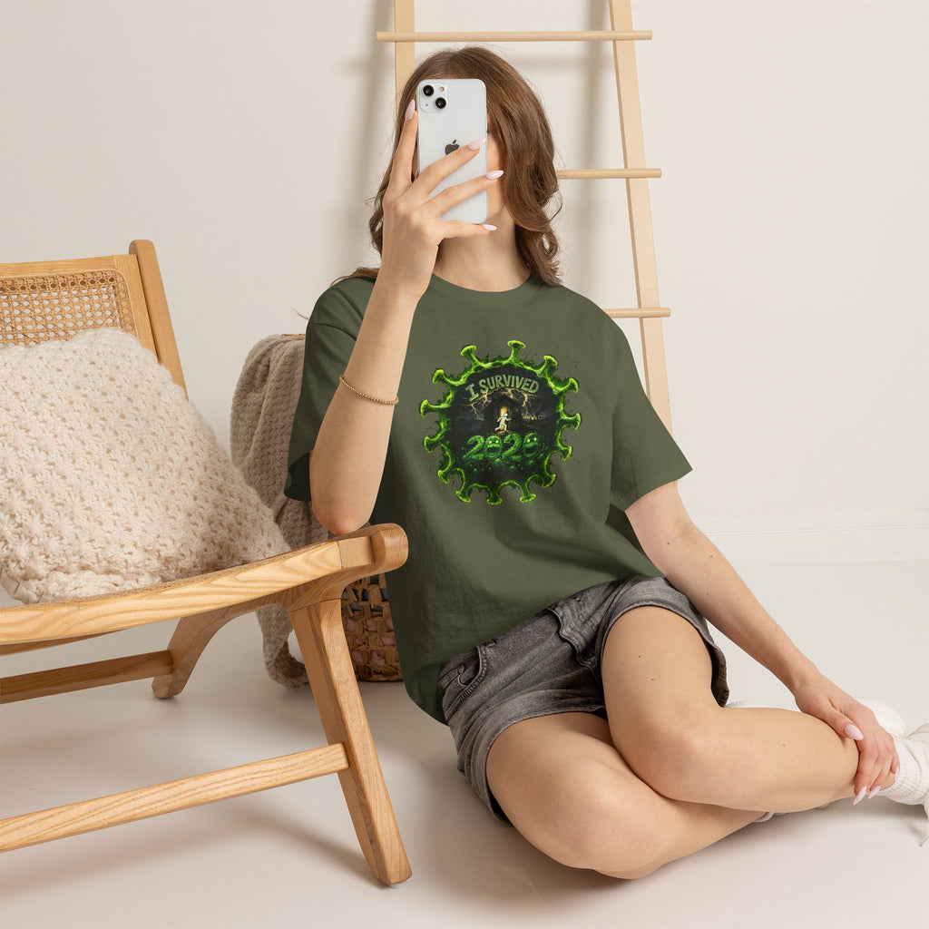 I Survived 2020 — Director's Cut S1:E3 "The Jab!" | Pandemic Edition Unisex Heavy Cotton Tee