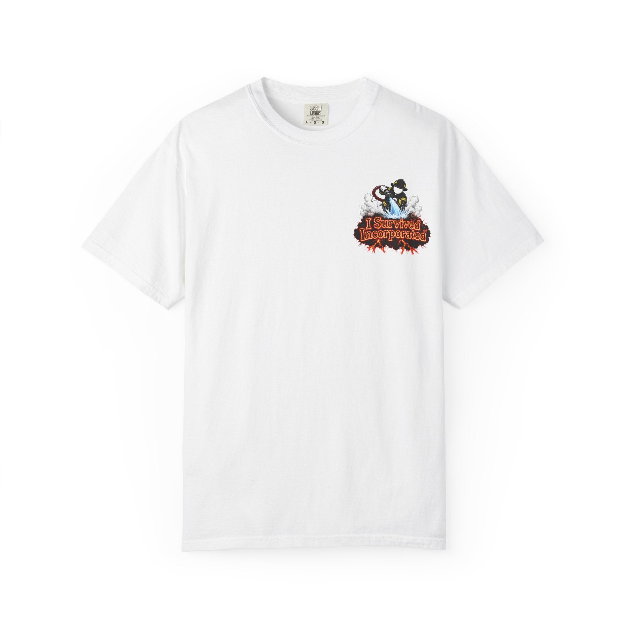 I Survived 2020 — "Please Stand By" Test Pattern Tee Wildfire Signal Edition Summer Premiere Unisex Garment-Dyed T-shirt