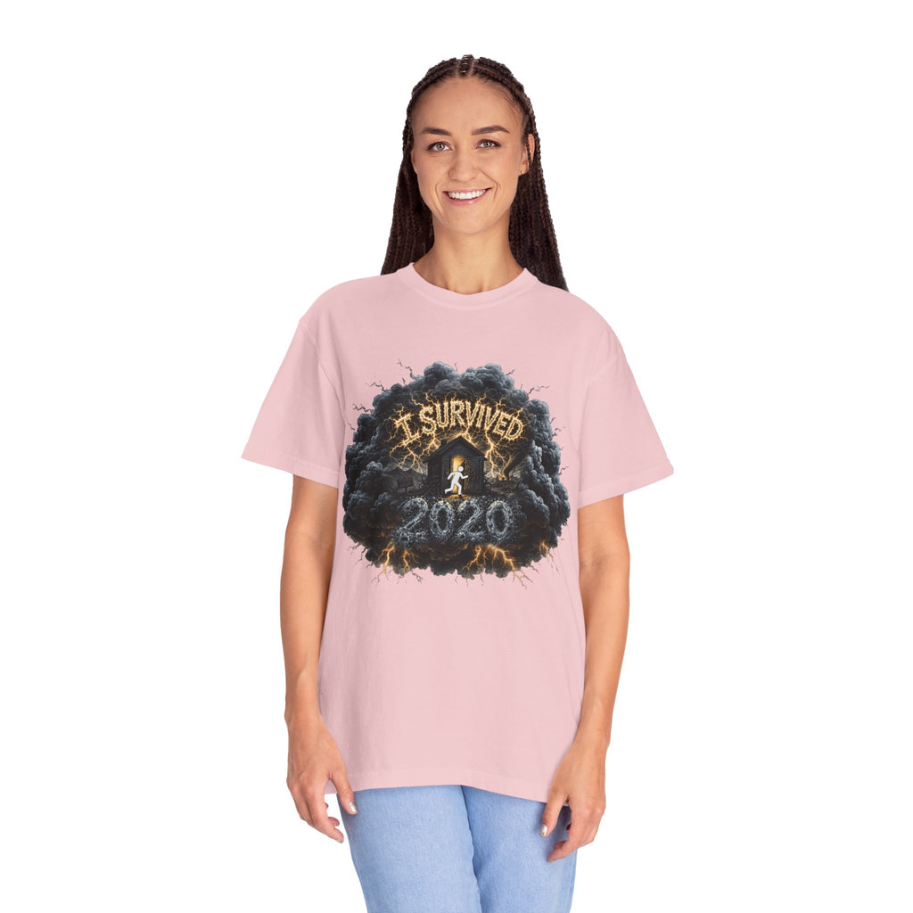 I Survived 2020 — Director's Cut Original Design Teaser Tee | Season 1 Premiere Drop Unisex Garment-Dyed T-shirt