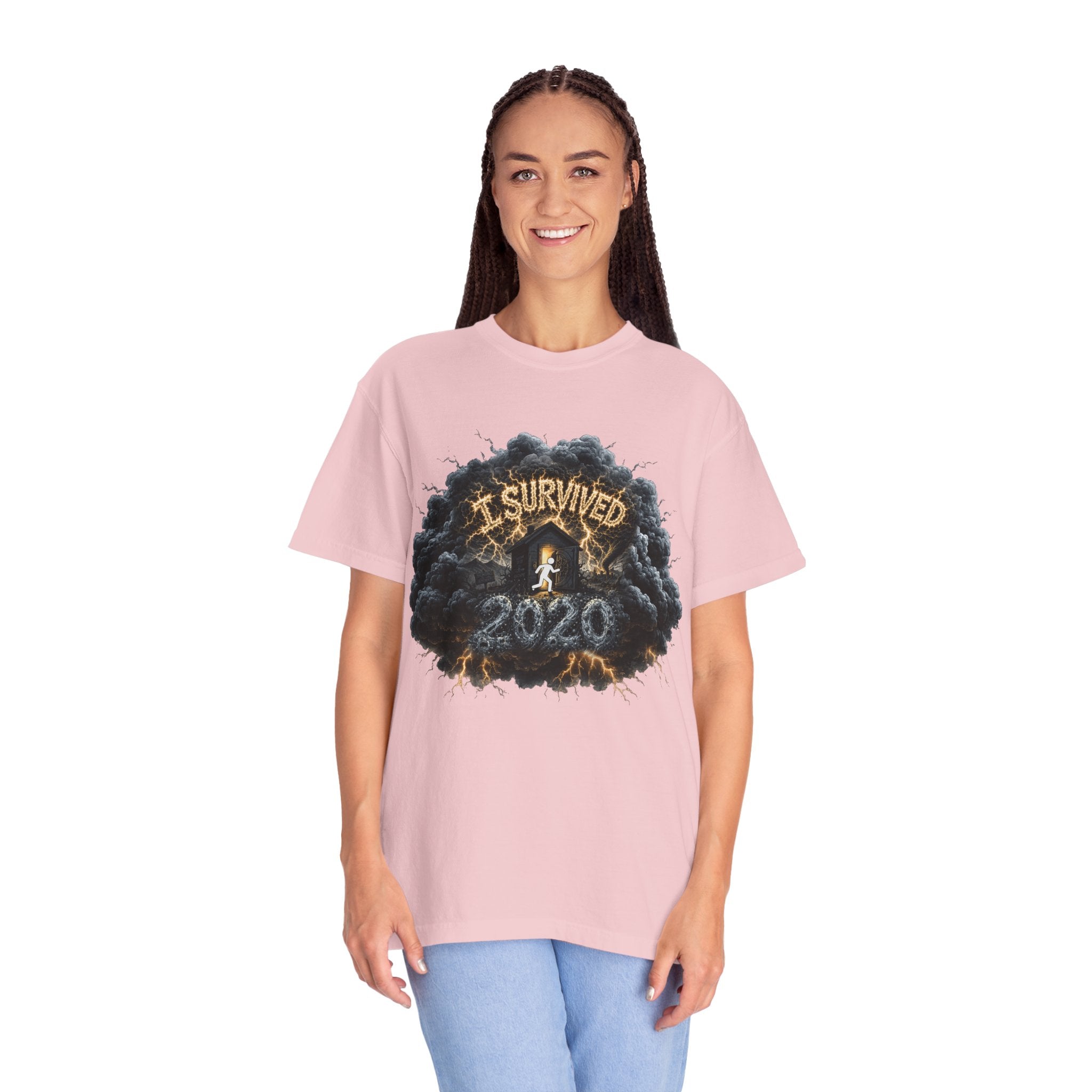 I Survived 2020 — Director's Cut Original Design Teaser Tee | Season 1 Premiere Drop Unisex Garment-Dyed T-shirt