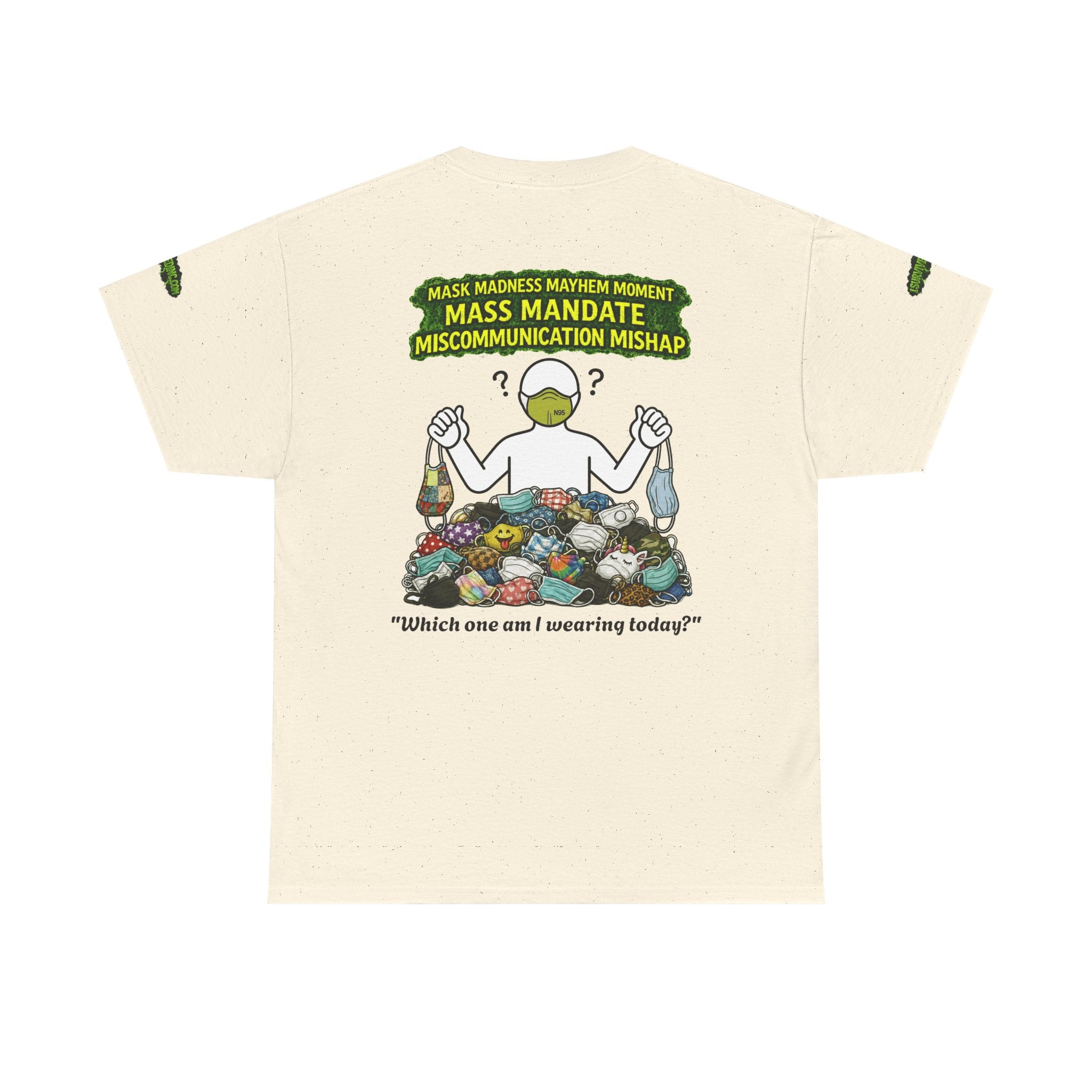 I Survived 2020 — PANDEMIC S1:E4: Director's Cut Special Edition "Mask Madness" Unisex Heavy Cotton Tee