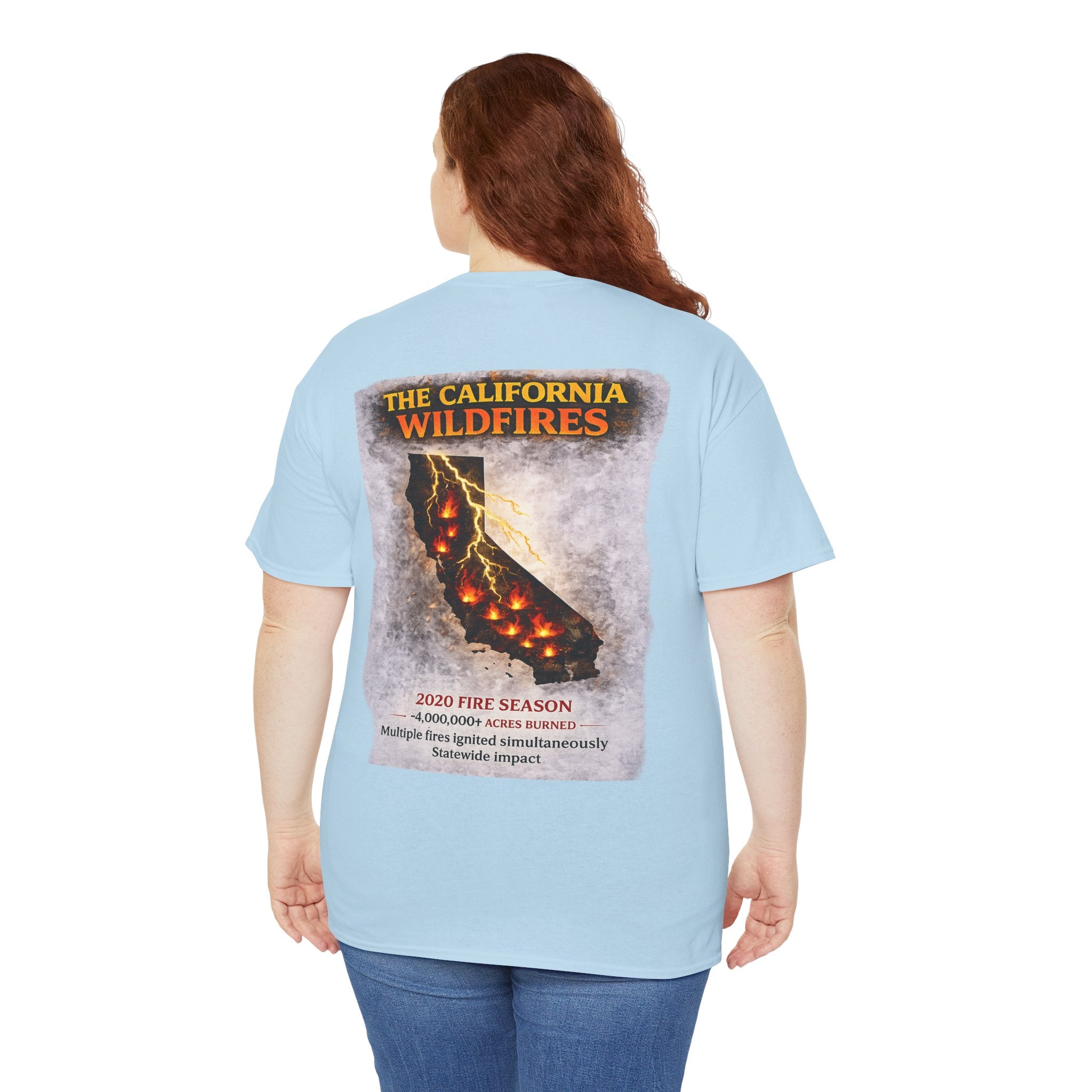 I Survived 2020 — Director's Cut S2:E3 "The California Wildfires" | Wildfire Edition Memorial Unisex Heavy Cotton Tee