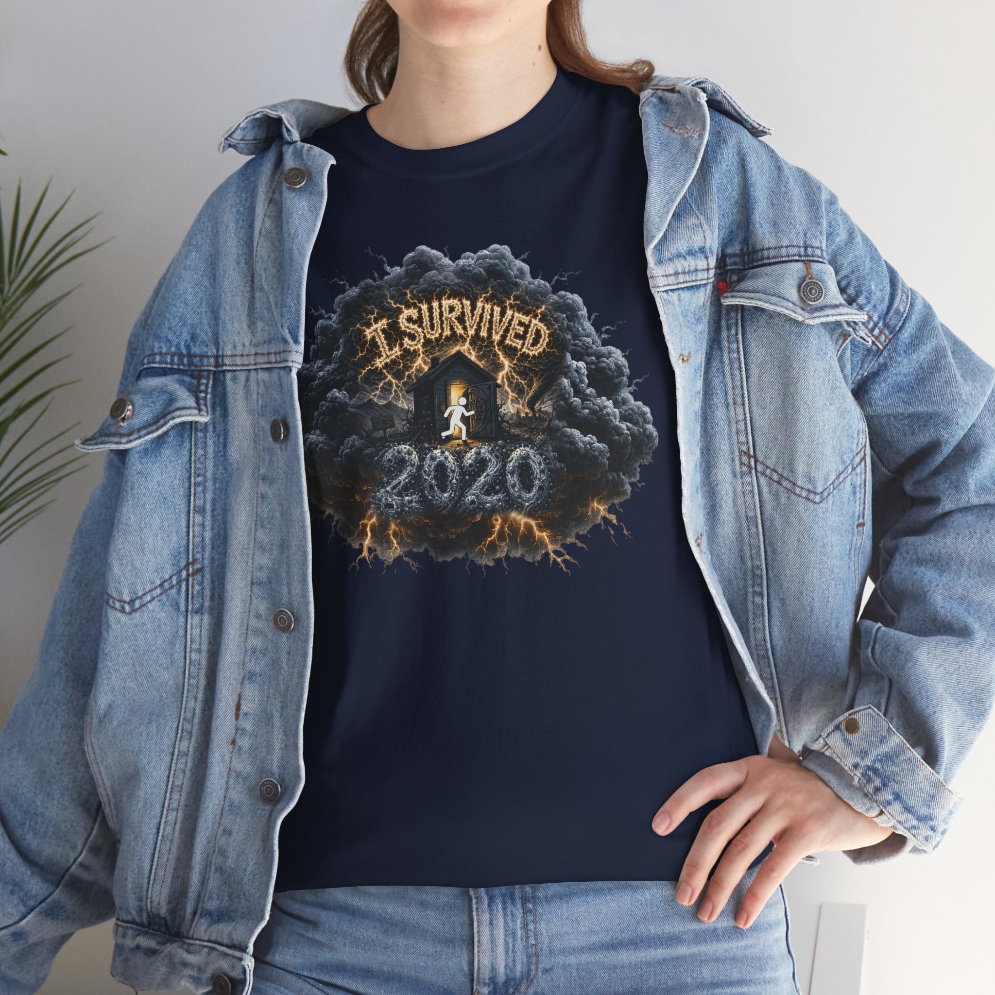 I Survived 2020 — Director's Cut Original Design Teaser Tee | Season 1 Premiere Drop Unisex Heavy Cotton Tee