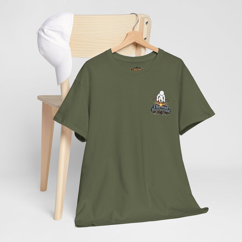 I Survived 2020 — "Please Stand By" Test Pattern Tee Summer Premier Unisex Heavy Cotton Tee