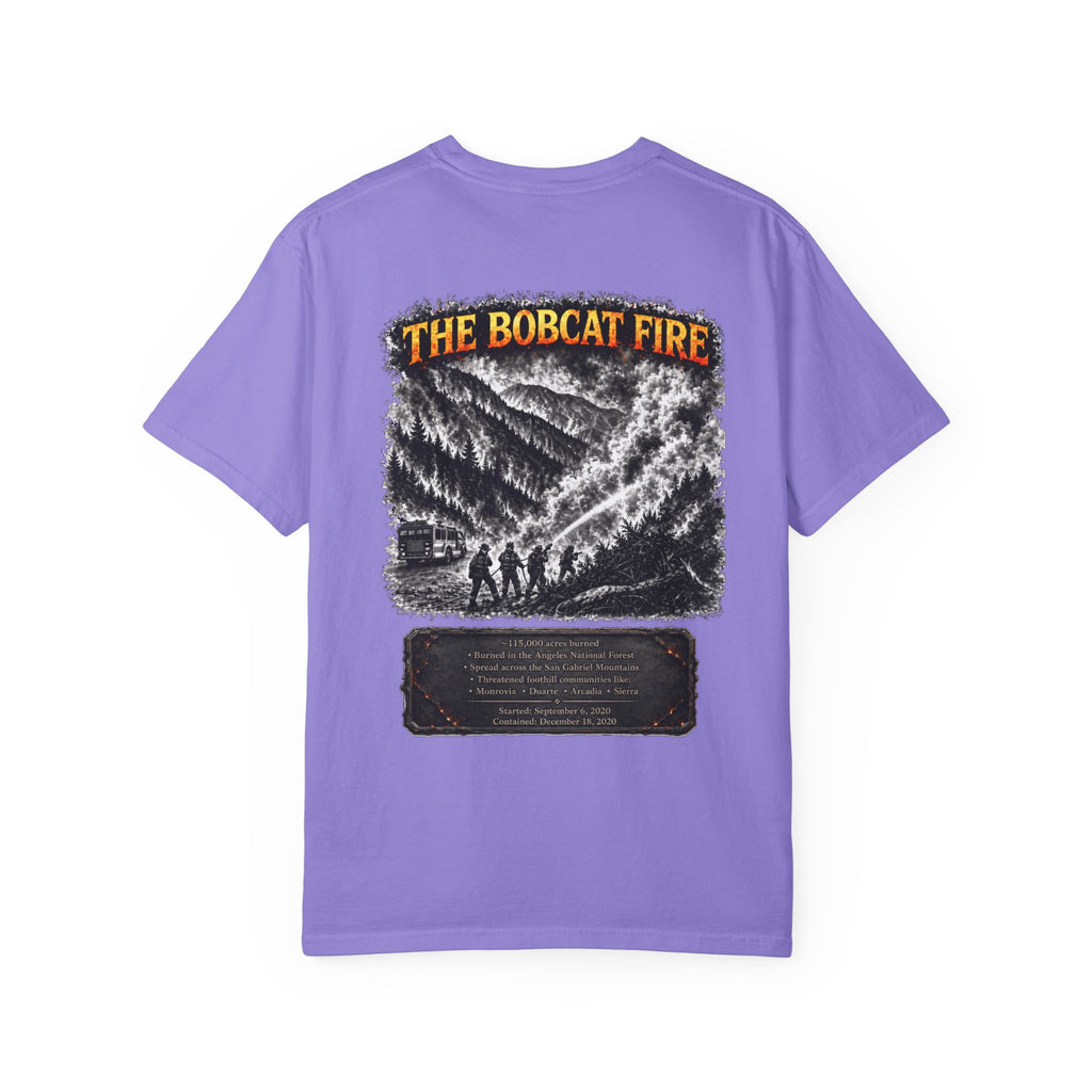I Survived 2020 — Director's Cut S2:E2 "The Bobcat Fire" | Wildfire Edition Memorial Unisex Garment-Dyed T-shirt