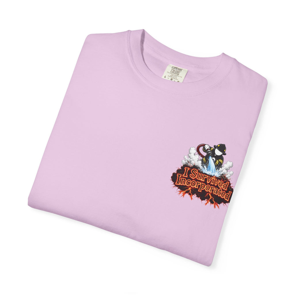 I Survived 2020 — "Please Stand By" Test Pattern Tee Wildfire Signal Edition Summer Premiere Unisex Garment-Dyed T-shirt