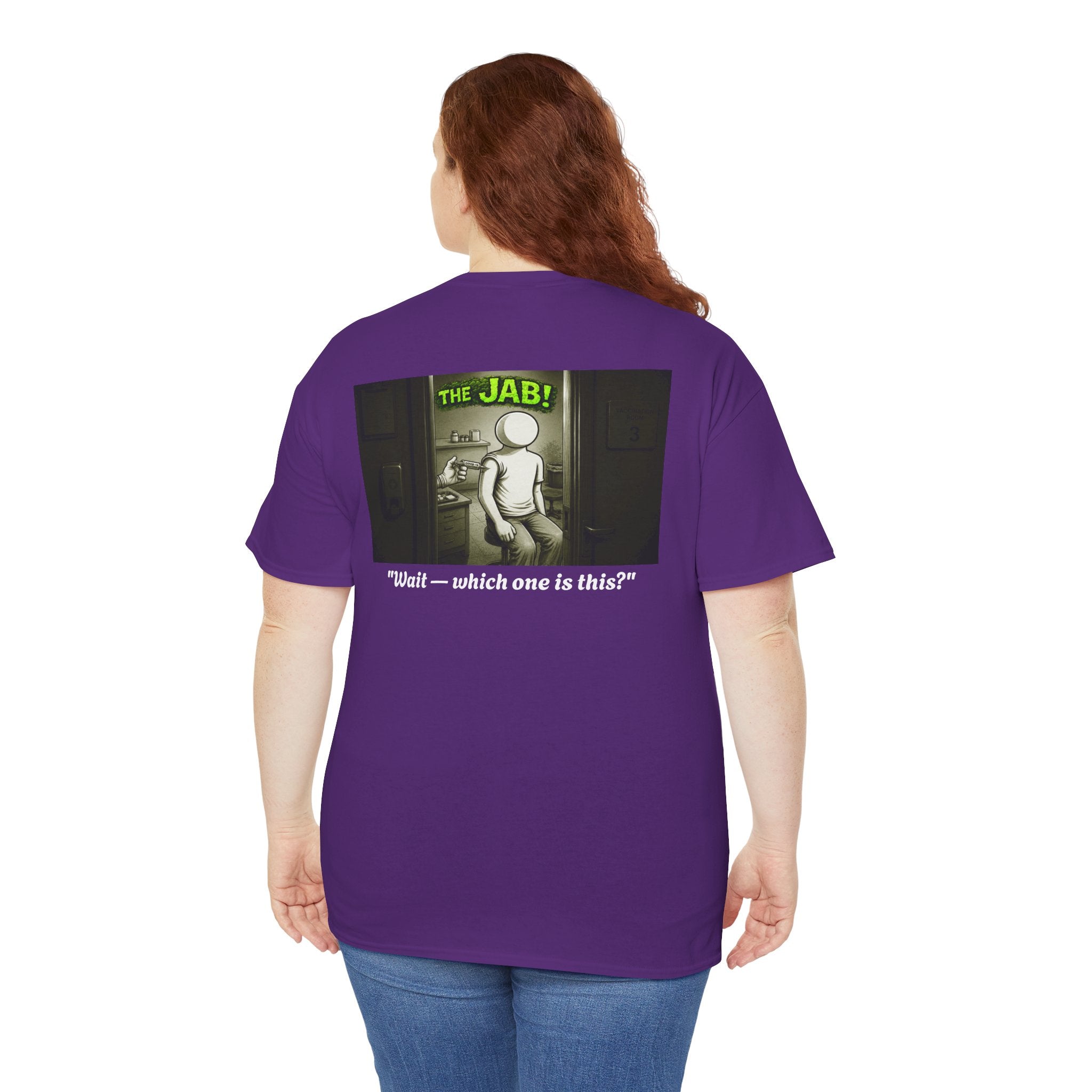 I Survived 2020 — PANDEMIC S1:E3: Director's Cut "The Jab!" Unisex Heavy Cotton Tee