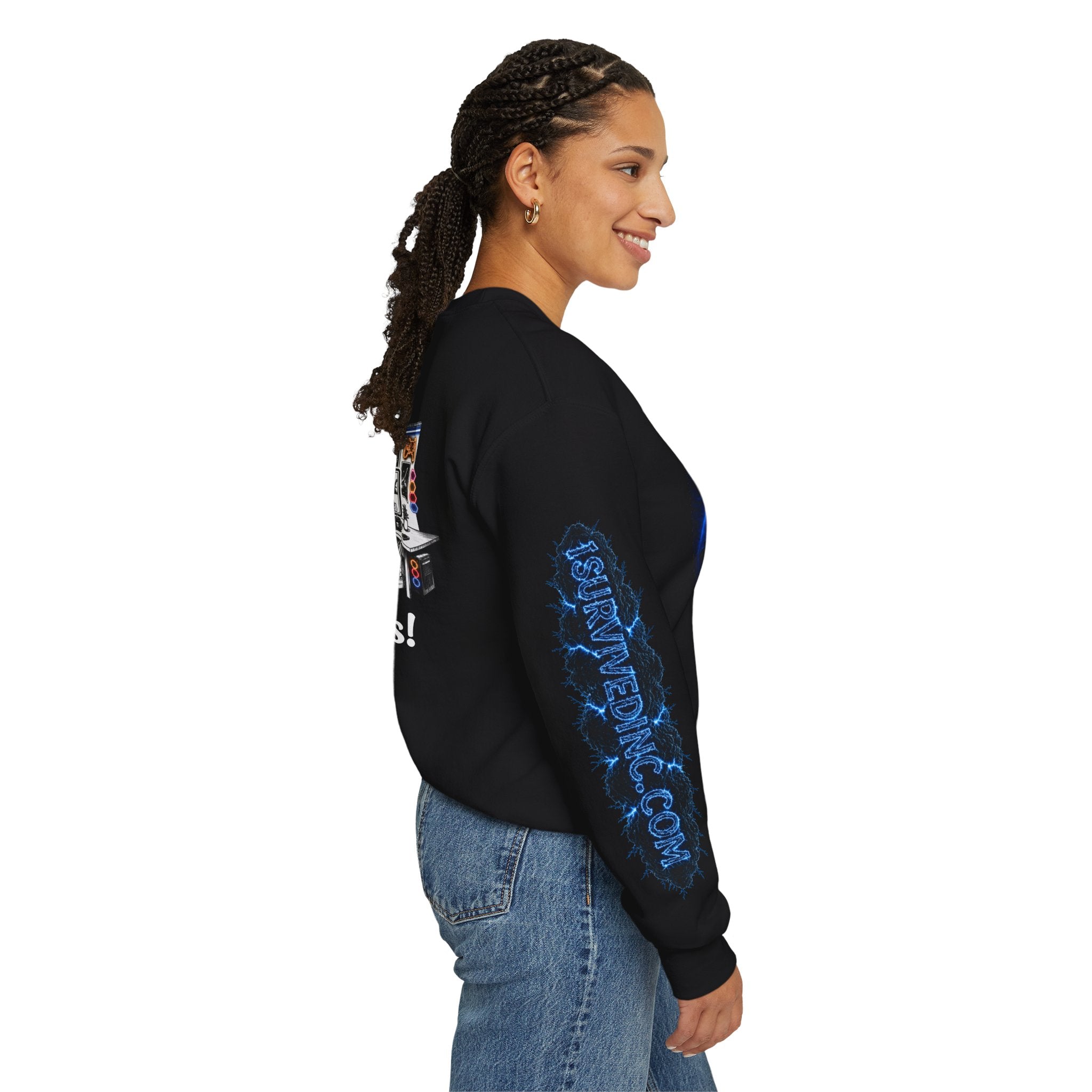 I Survived 2020 — LOCKDOWN S3:E4: "Working From Home" Unisex Heavy Blend™ Crewneck Sweatshirt