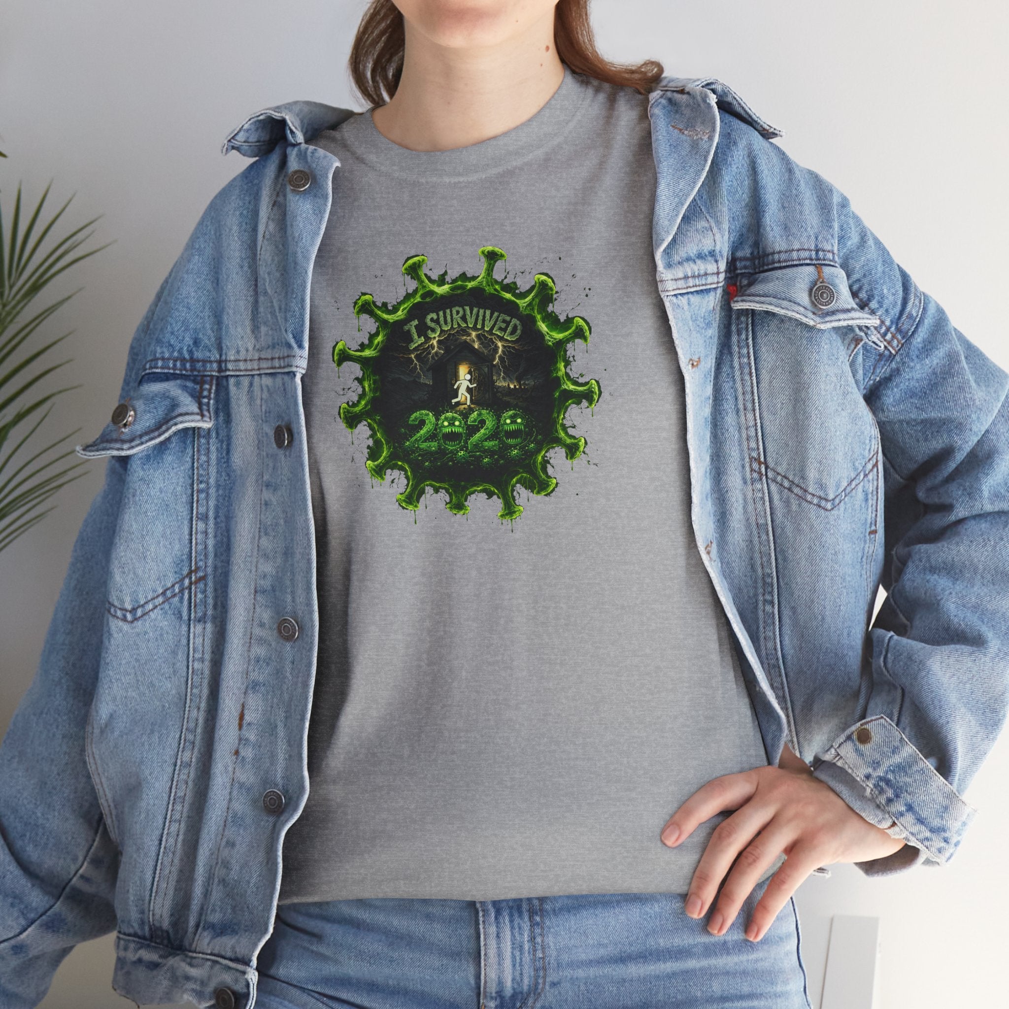 I Survived 2020 — PANDEMIC S1:E2: Director's Cut "The Coming of COVID" Unisex Heavy Cotton Tee