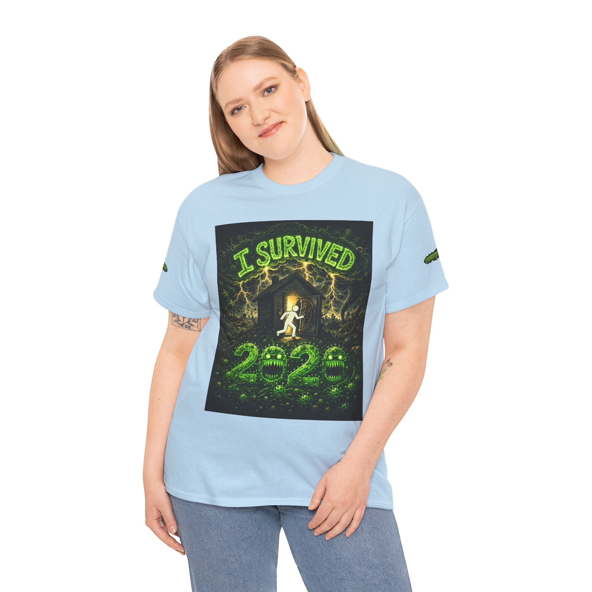 I Survived 2020 — S1:E2 "The Coming of COVID" | Pandemic Edition Unisex Heavy Cotton Tee (SPECIAL EDITION)