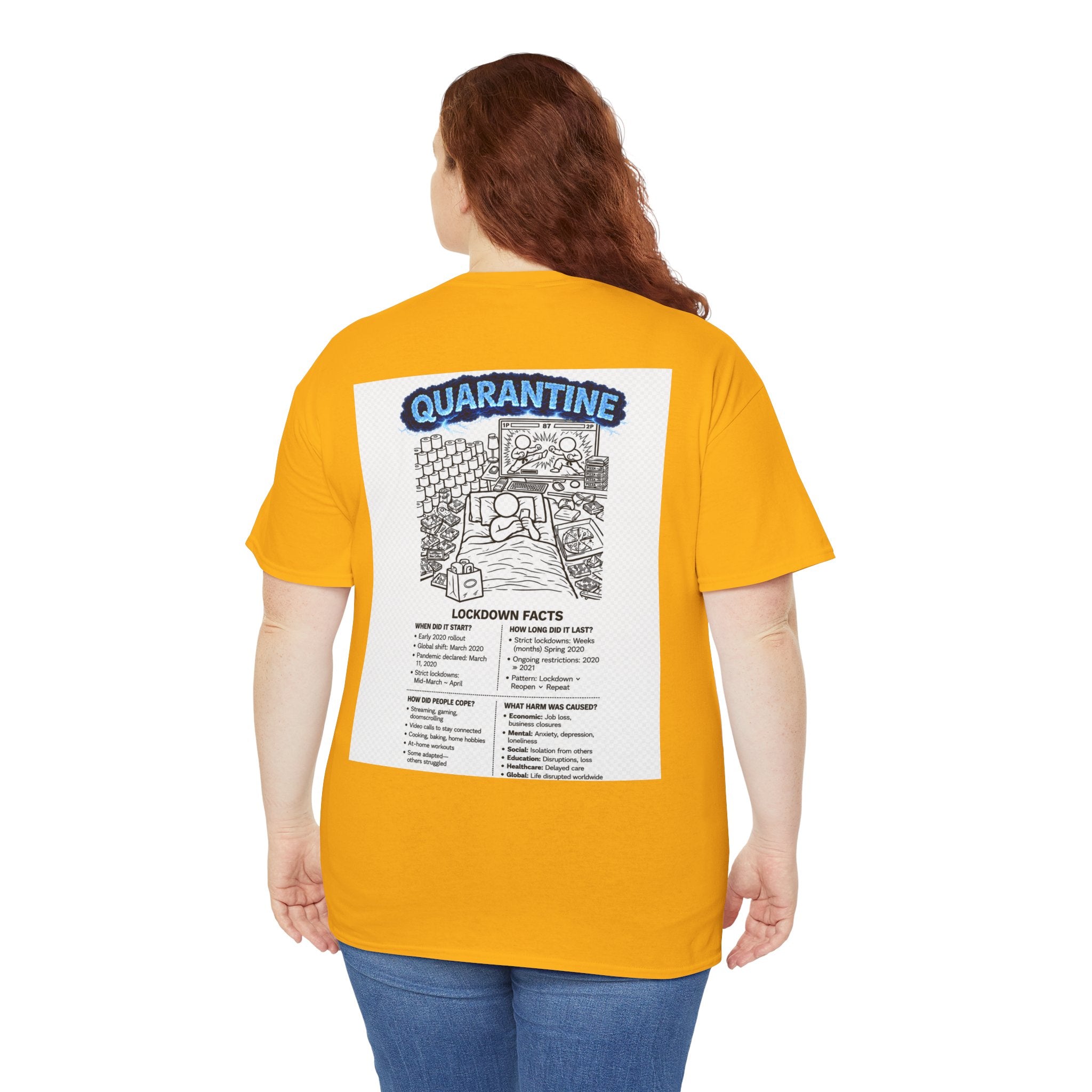 I Survived 2020 — Director's Cut S3:E1 "Quarantine" | Lockdown Edition Documentary Unisex Heavy Cotton Tee