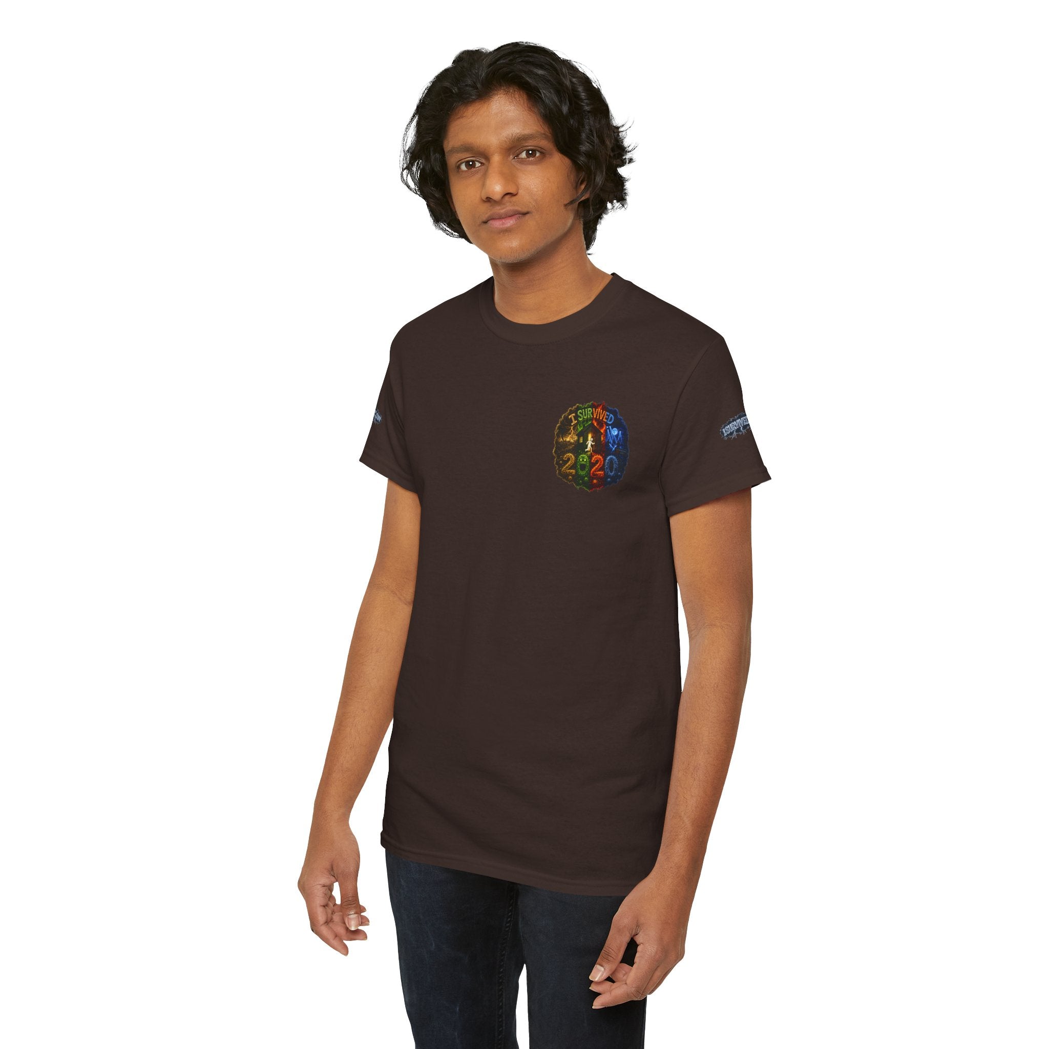 I Survived 2020 — "No Signal" Test Pattern Tee Alien Broadcast Finale Special Edition Summer Premiere Unisex Heavy Cotton Tee
