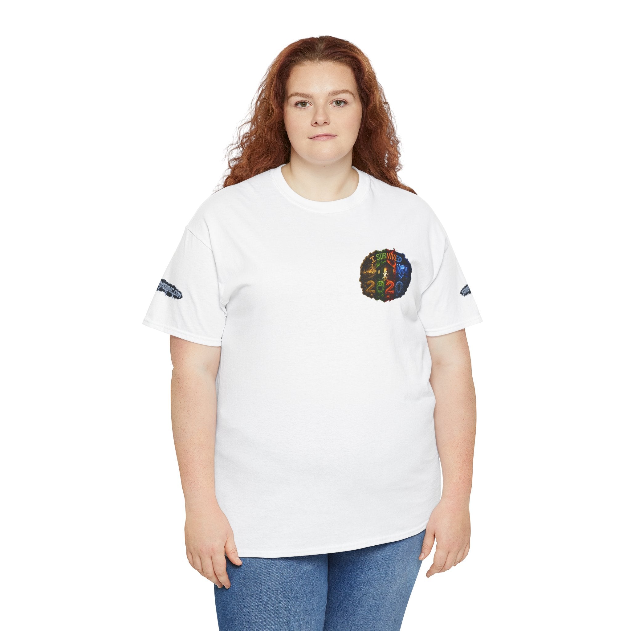 I Survived 2020 — "No Signal" Test Pattern Tee Alien Broadcast Finale Special Edition Summer Premiere Unisex Heavy Cotton Tee