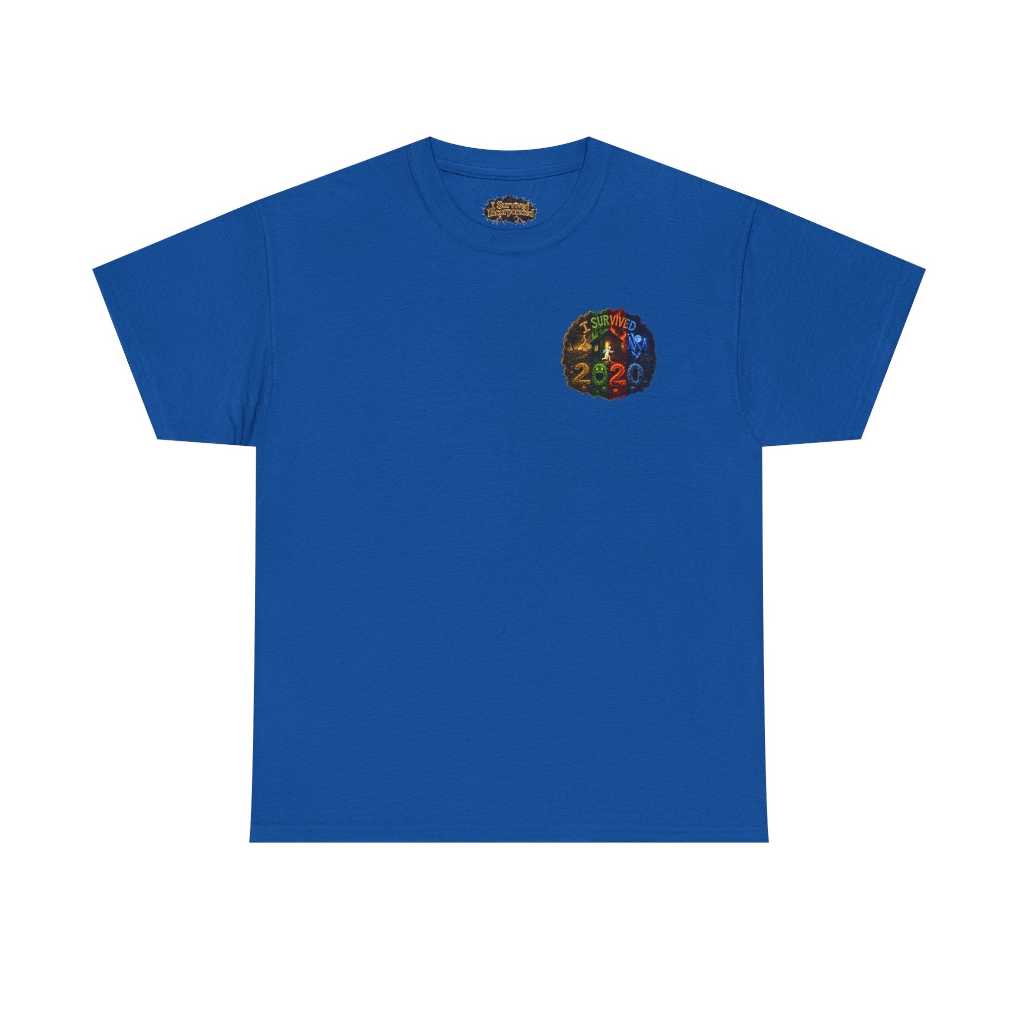 I Survived 2020 — "No Signal" Test Pattern Tee Alien Broadcast Finale Summer Premiere Unisex Heavy Cotton Tee