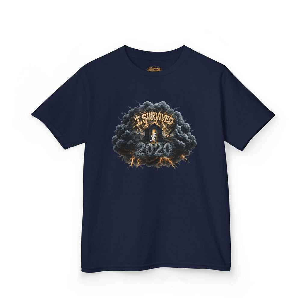 I Survived 2020 — Director's Cut Original Design Teaser Tee | Season 1 Premiere Drop Kids Heavy Cotton™ Tee