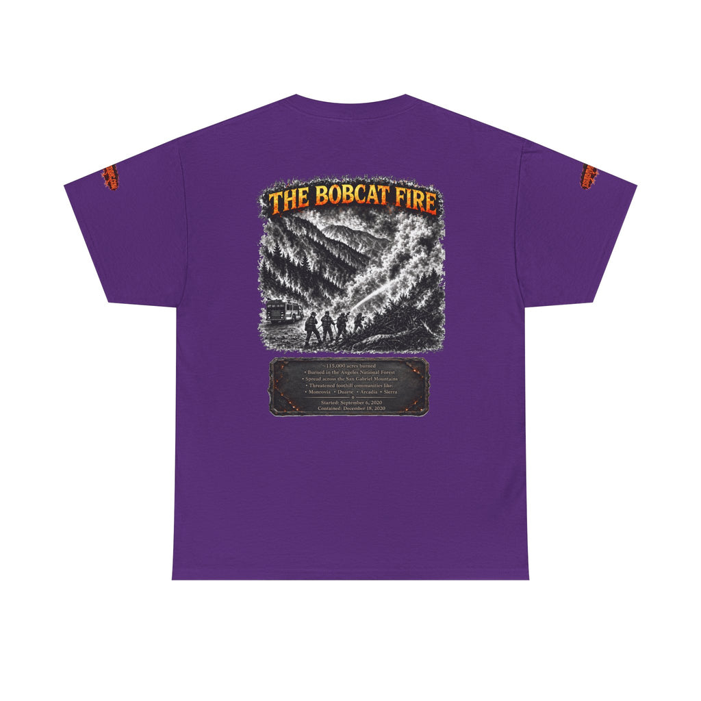 I Survived 2020 — Director's Cut S2:E2 "The Bobcat Fire" | Wildfire Edition Memorial Unisex Heavy Cotton Tee (SPECIAL EDITION)