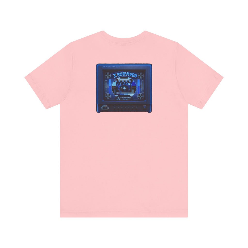 I Survived 2020 — "Please Stand By" Test Pattern Tee Lockdown Summer Exclusive Unisex Jersey Short Sleeve Tee