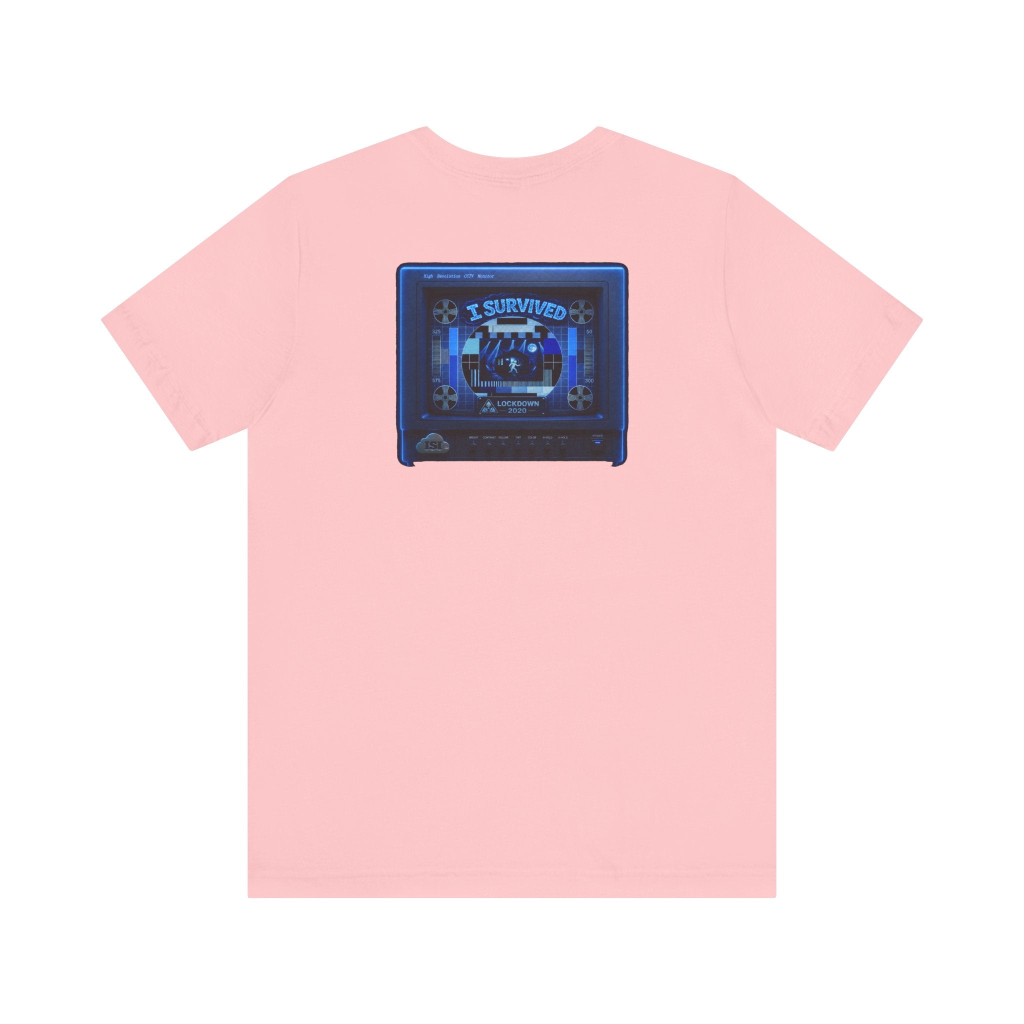 I Survived 2020 — "Please Stand By" Test Pattern Tee Lockdown Summer Exclusive Unisex Jersey Short Sleeve Tee