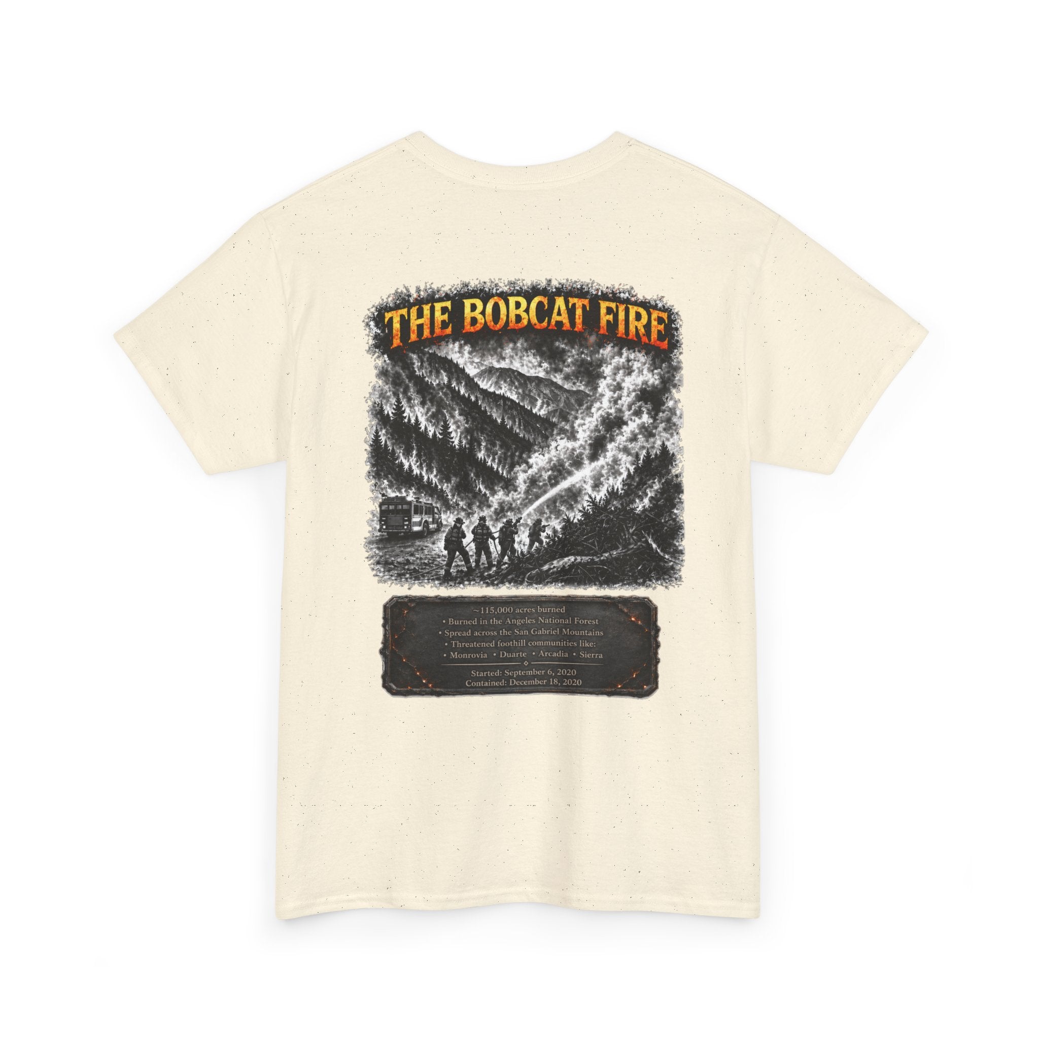 I Survived 2020 — Director's Cut S2:E2 "The Bobcat Fire" | Wildfire Edition Memorial Unisex Heavy Cotton Tee