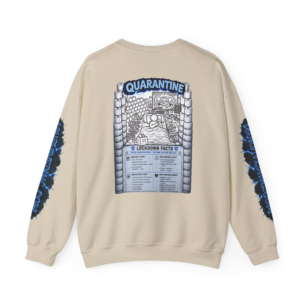 I Survived 2020 — LOCKDOWN S3:E1: "Quarantine" Unisex Heavy Blend™ Crewneck Sweatshirt