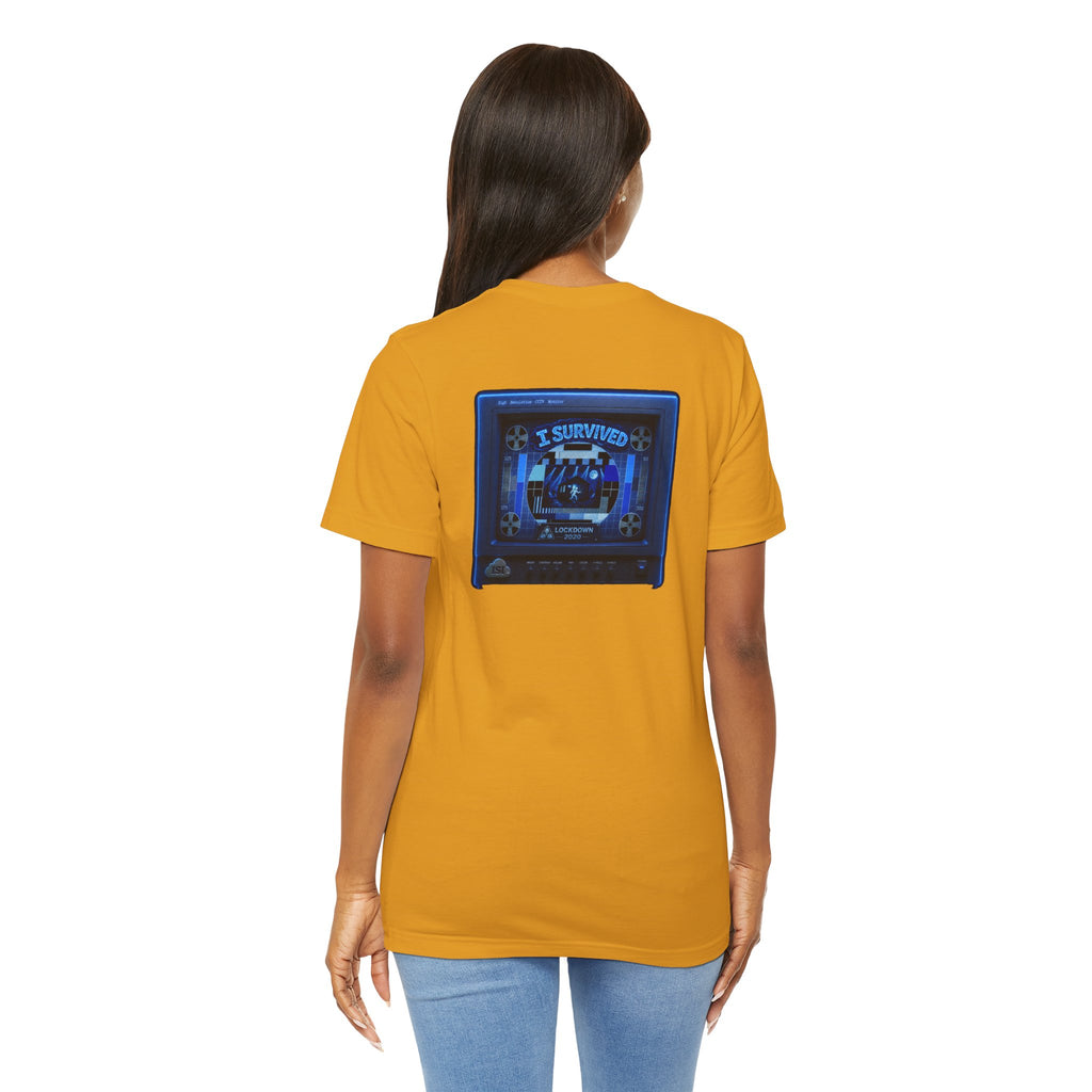 I Survived 2020 — "Please Stand By" Test Pattern Tee Lockdown Summer Exclusive Unisex Jersey Short Sleeve Tee
