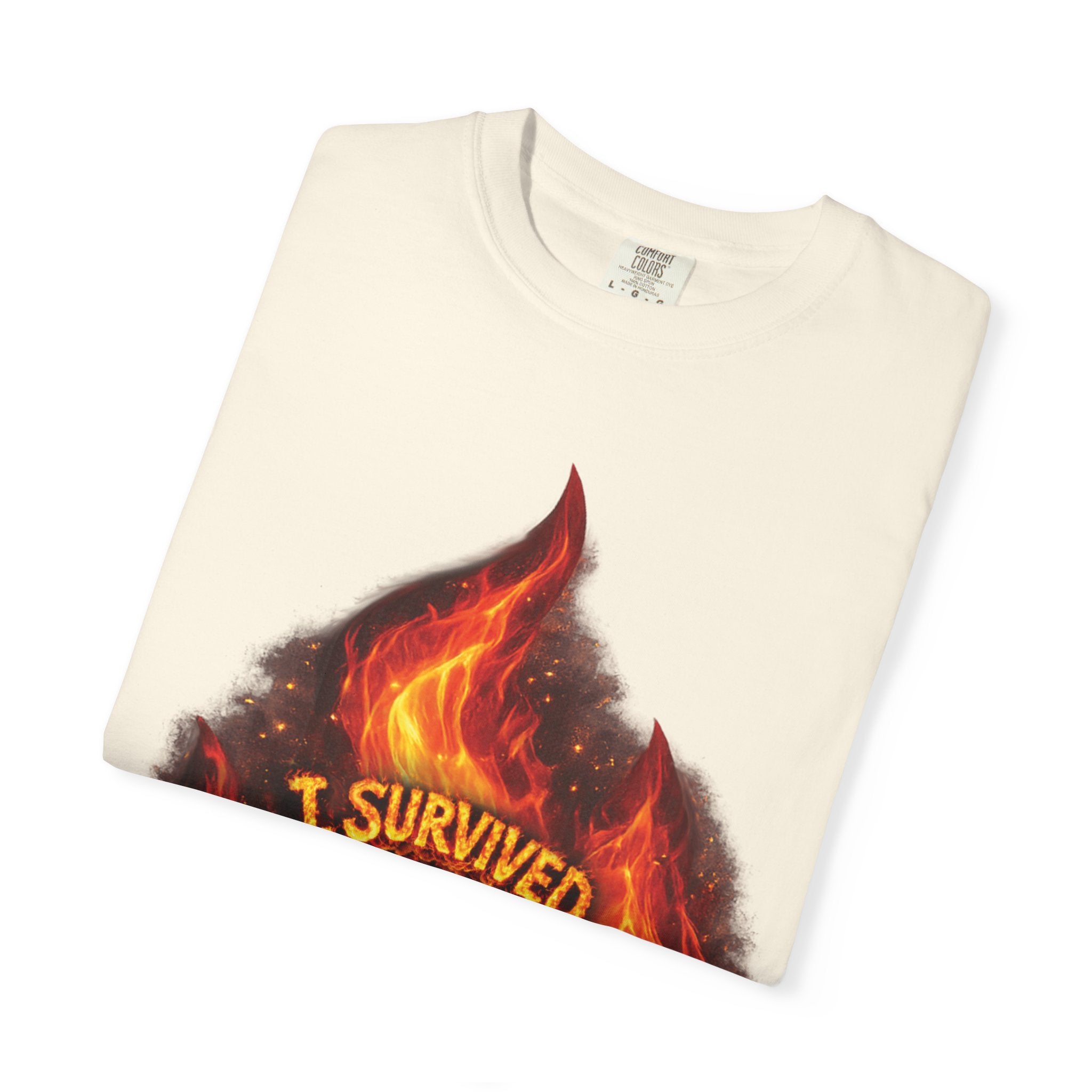 I Survived 2020 — Director's Cut S2:E3 "The California Wildfires" | Wildfire Edition Memorial Unisex Garment-Dyed T-shirt