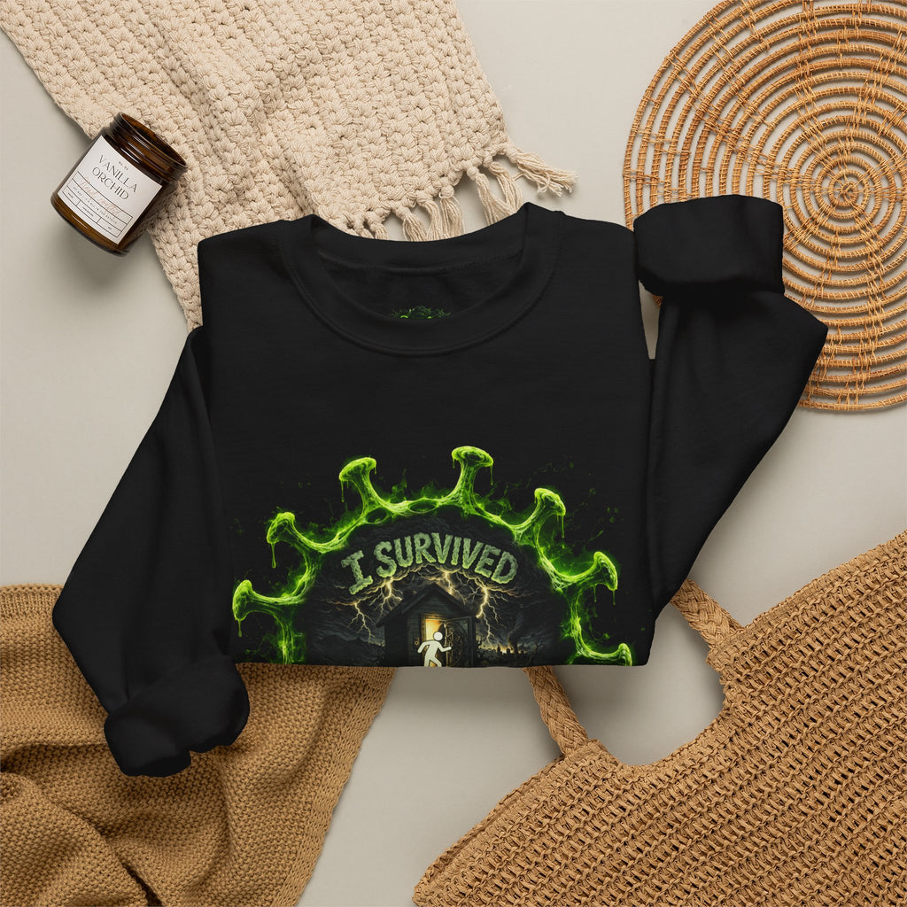 I Survived 2020 — Director's Cut S1:E5 "Delivery Doomsday" | Pandemic Edition Unisex Heavy Blend™ Crewneck Sweatshirt