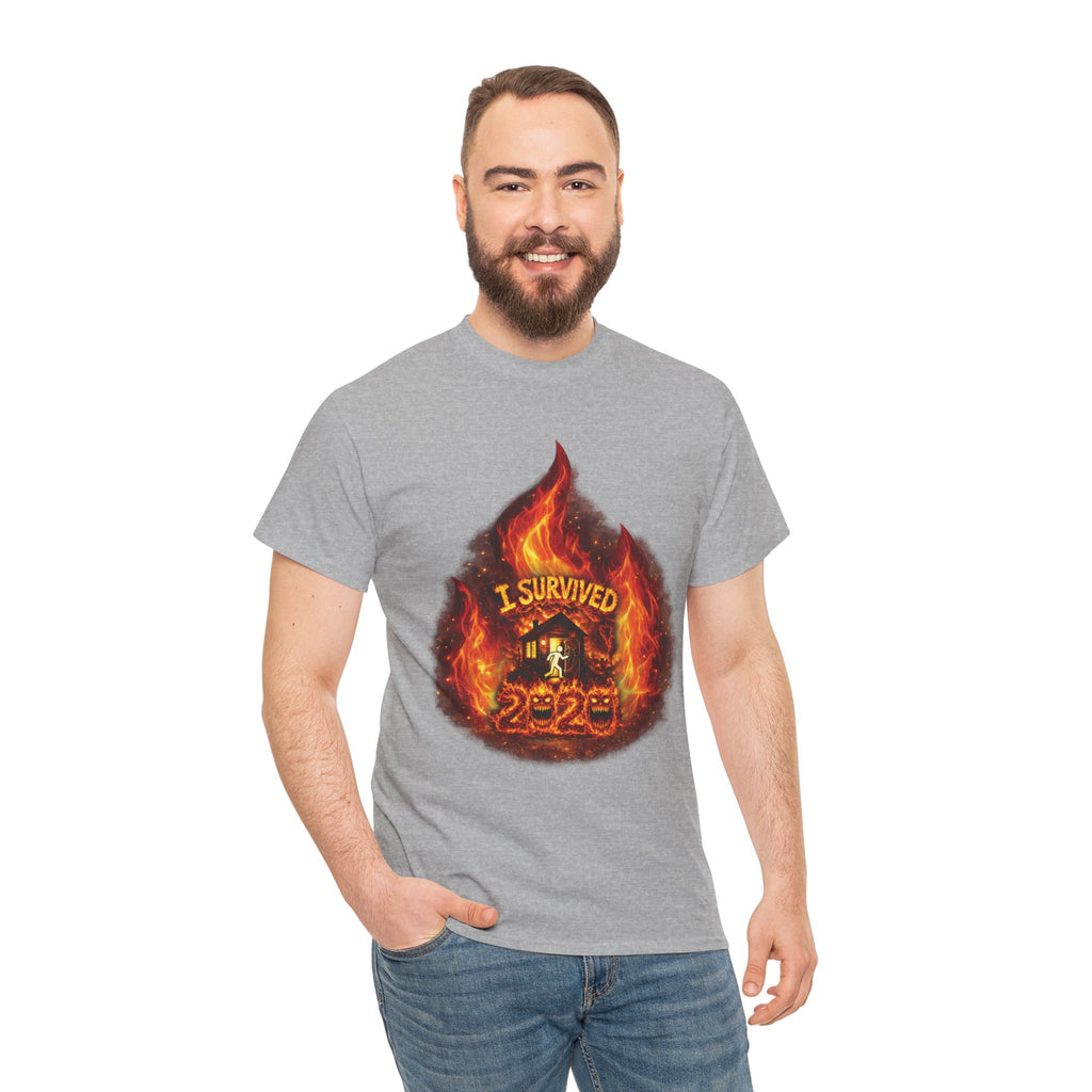 I Survived 2020 — Director's Cut S2:E1 "Berry Creek" | Wildfire Edition Memorial Unisex Heavy Cotton Tee