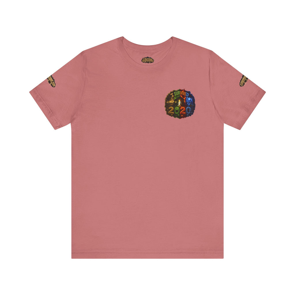 I Survived 2020 — "No Signal" Test Pattern Tee Alien Broadcast Finale Summer Premiere Unisex Jersey Short Sleeve Tee