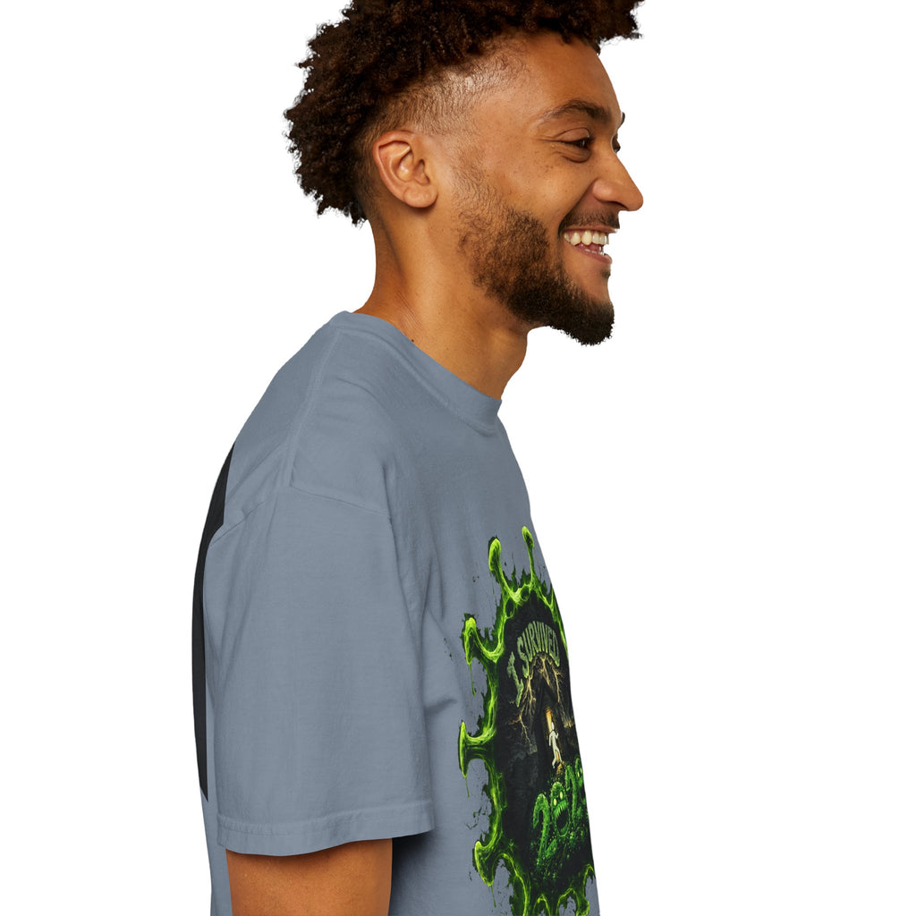 I Survived 2020 — Director's Cut S1:E3 "The Jab!" | Pandemic Edition Unisex Garment-Dyed T-shirt