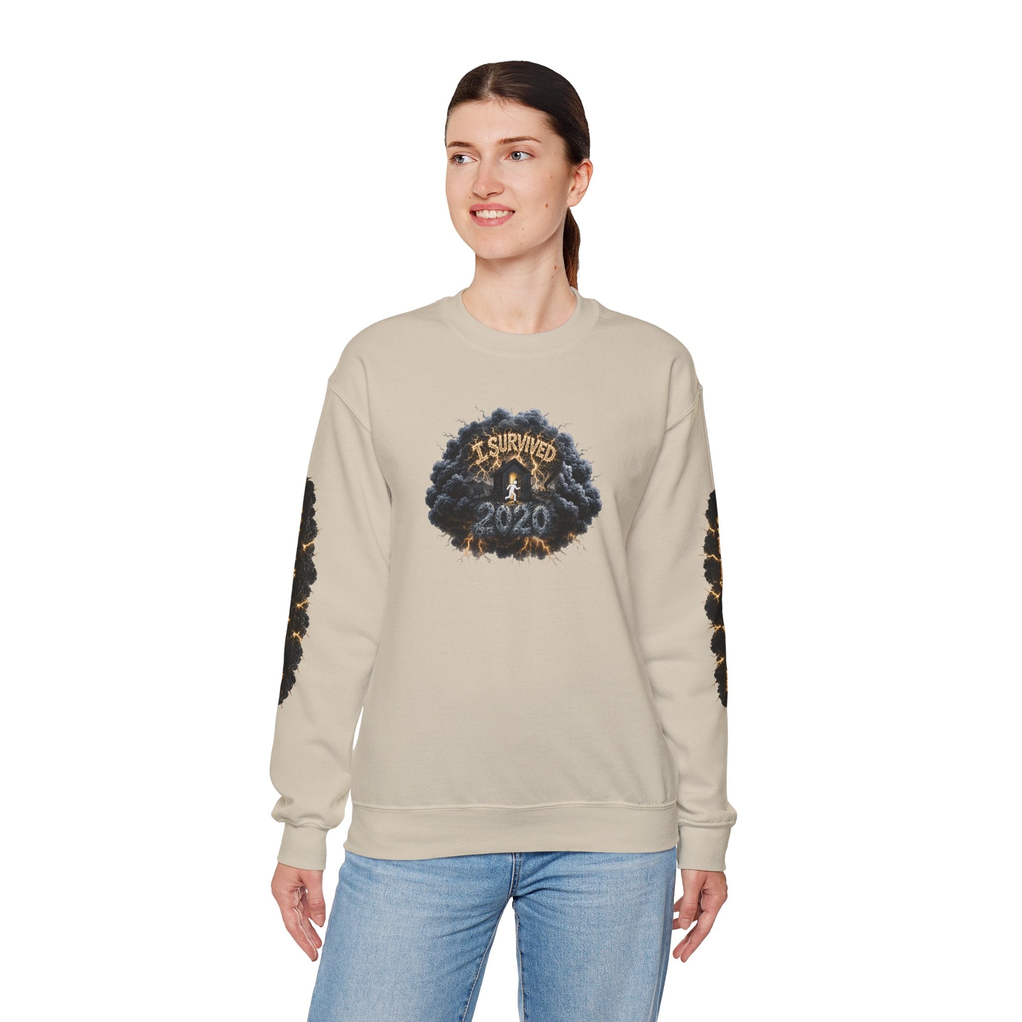 I Survived 2020 — Original PILOT Design: Director's Cut Special Edition Unisex Heavy Blend™ Crewneck Sweatshirt