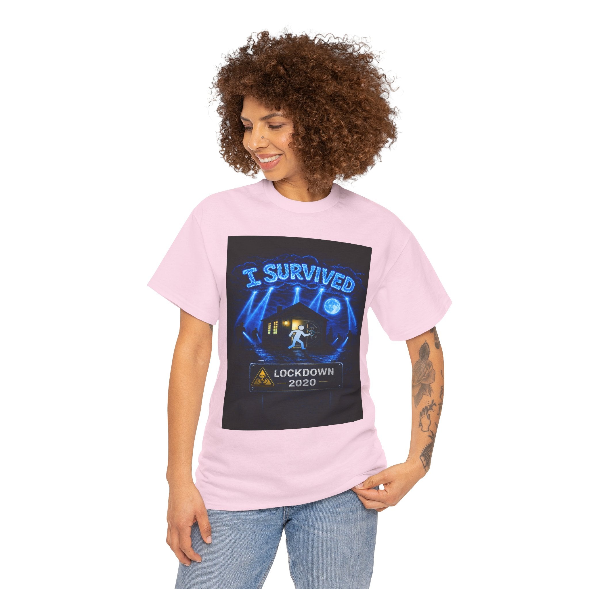 Copy of  I Survived 2020 — S3:E1 "Quarantine" | Lockdown Edition Documentary Unisex Heavy Cotton Tee