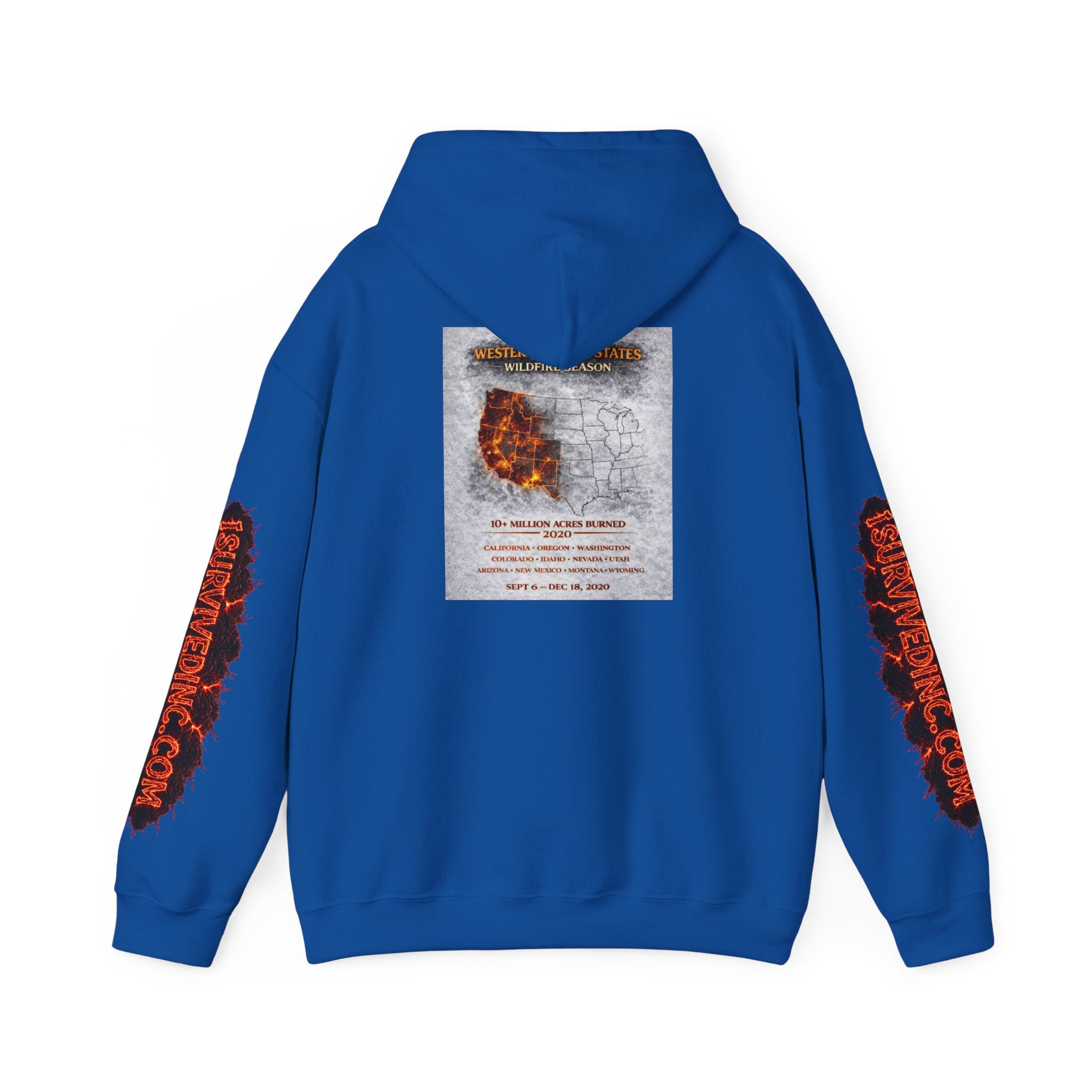 I Survived 2020 — S2:E4 "Western U.S. Wildfire Season" | Mid-Season Finale Pt. 1 | Wildfire Edition Memorial Hoodie Sweatshirt