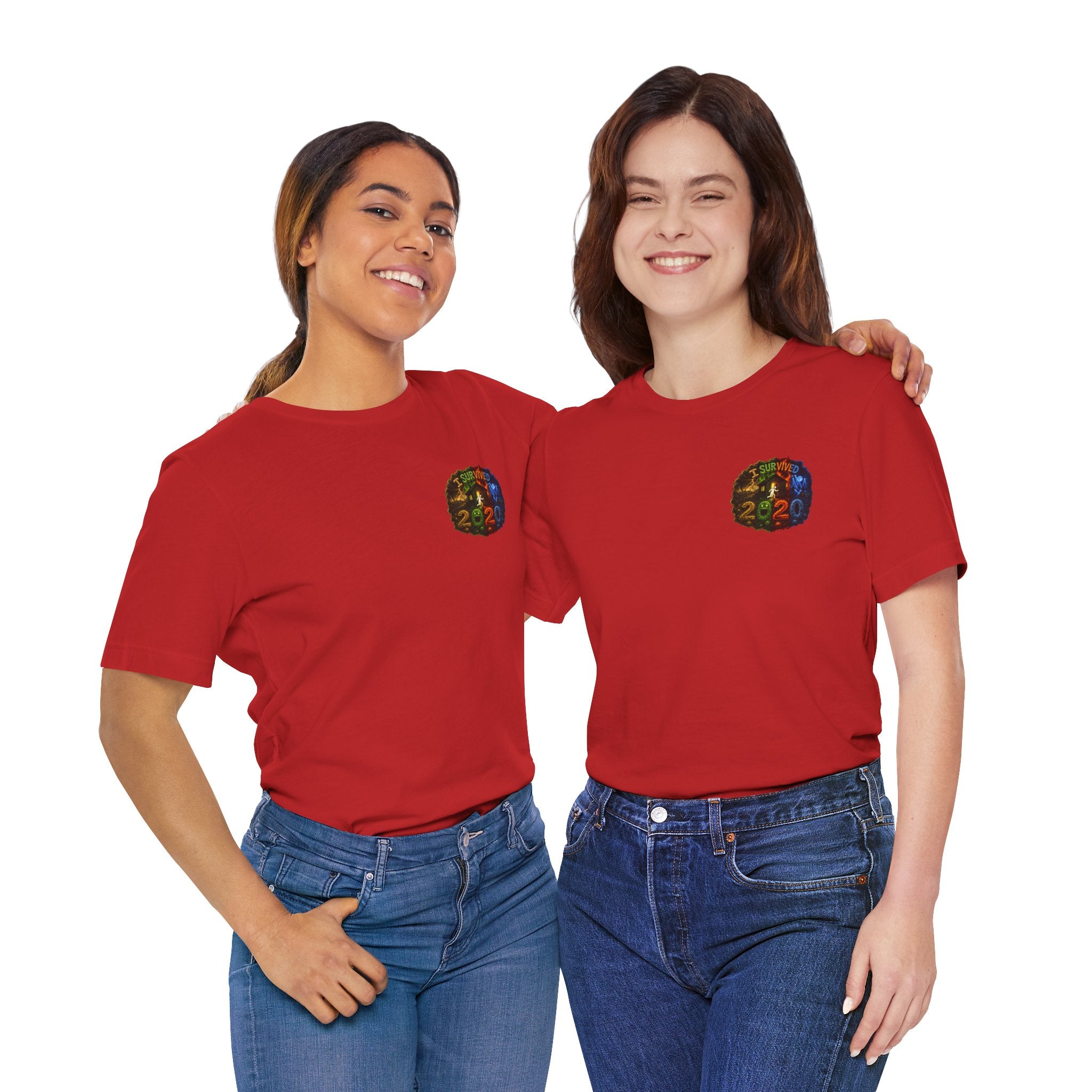 I Survived 2020 — "No Signal" Test Pattern Tee Alien Broadcast Finale Summer Premiere Unisex Jersey Short Sleeve Tee