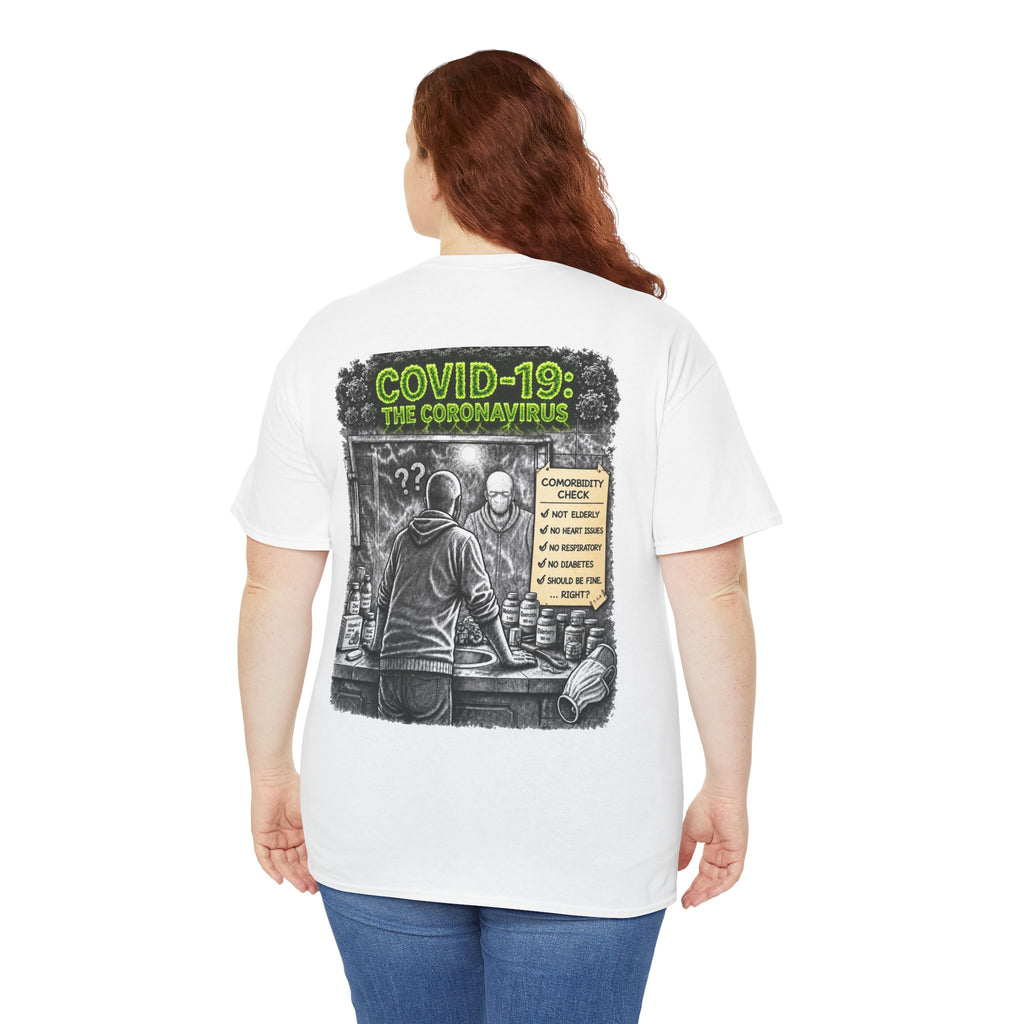 I Survived 2020 — S1:E1 "COVID-19: The Coronavirus" | Pandemic Edition Unisex Heavy Cotton Tee