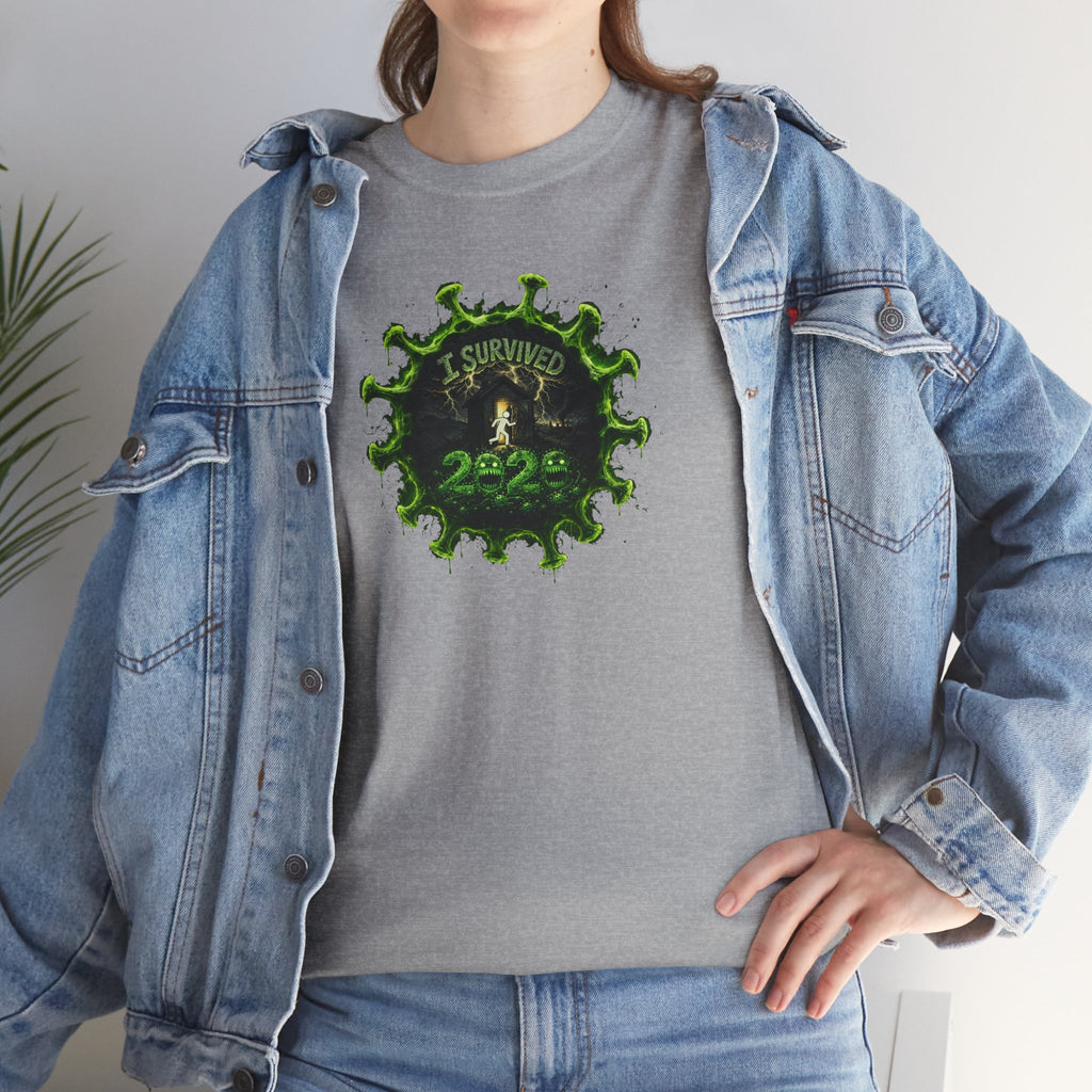I Survived 2020 — PANDEMIC S1:E1: Director's Cut "COVID-19: The Coronavirus" Unisex Heavy Cotton Tee