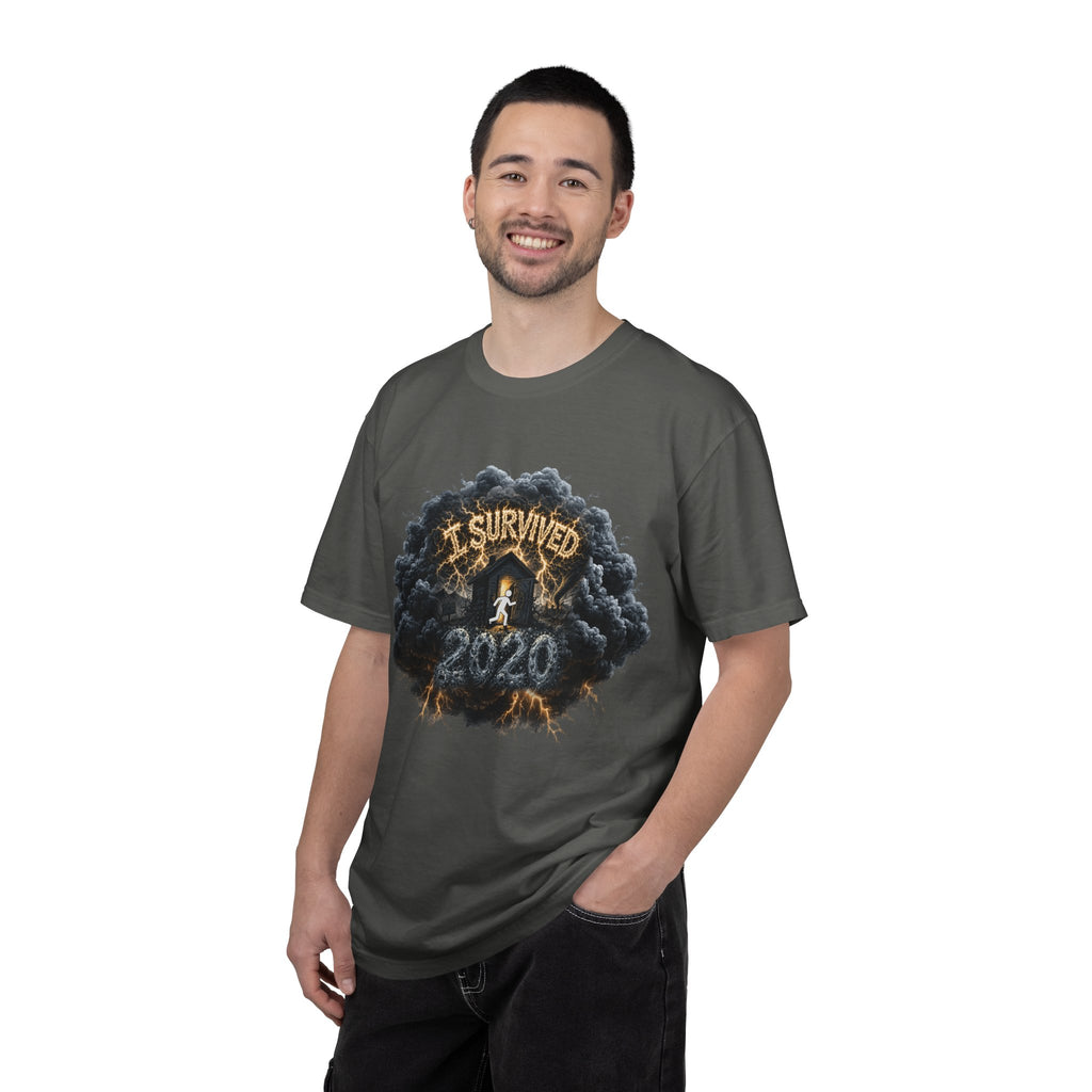 I Survived 2020 — Director's Cut Original Design Teaser Tee | Season 1 Premiere Drop Unisex Garment-Dyed T-shirt