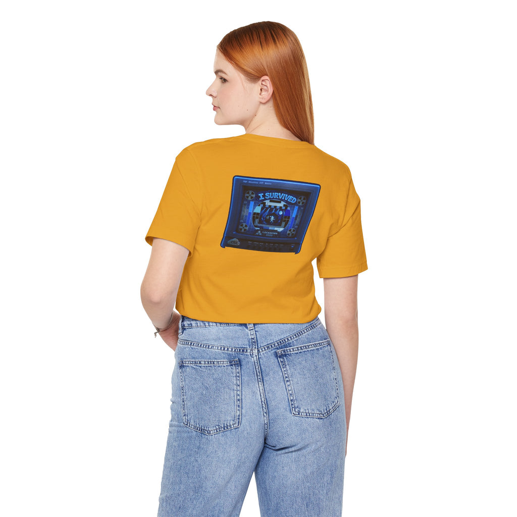 I Survived 2020 — "Please Stand By" Test Pattern Tee Lockdown Summer Exclusive Unisex Jersey Short Sleeve Tee