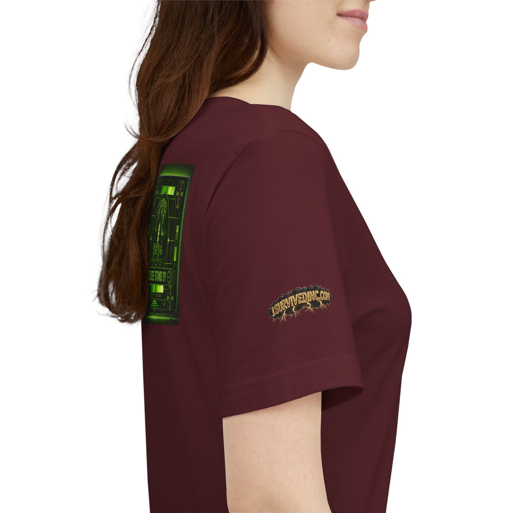 I Survived 2020 — "Please Stand By" Test Pattern Toxic Signal Tee Special Edition Summer Premiere Unisex Jersey Short Sleeve Tee