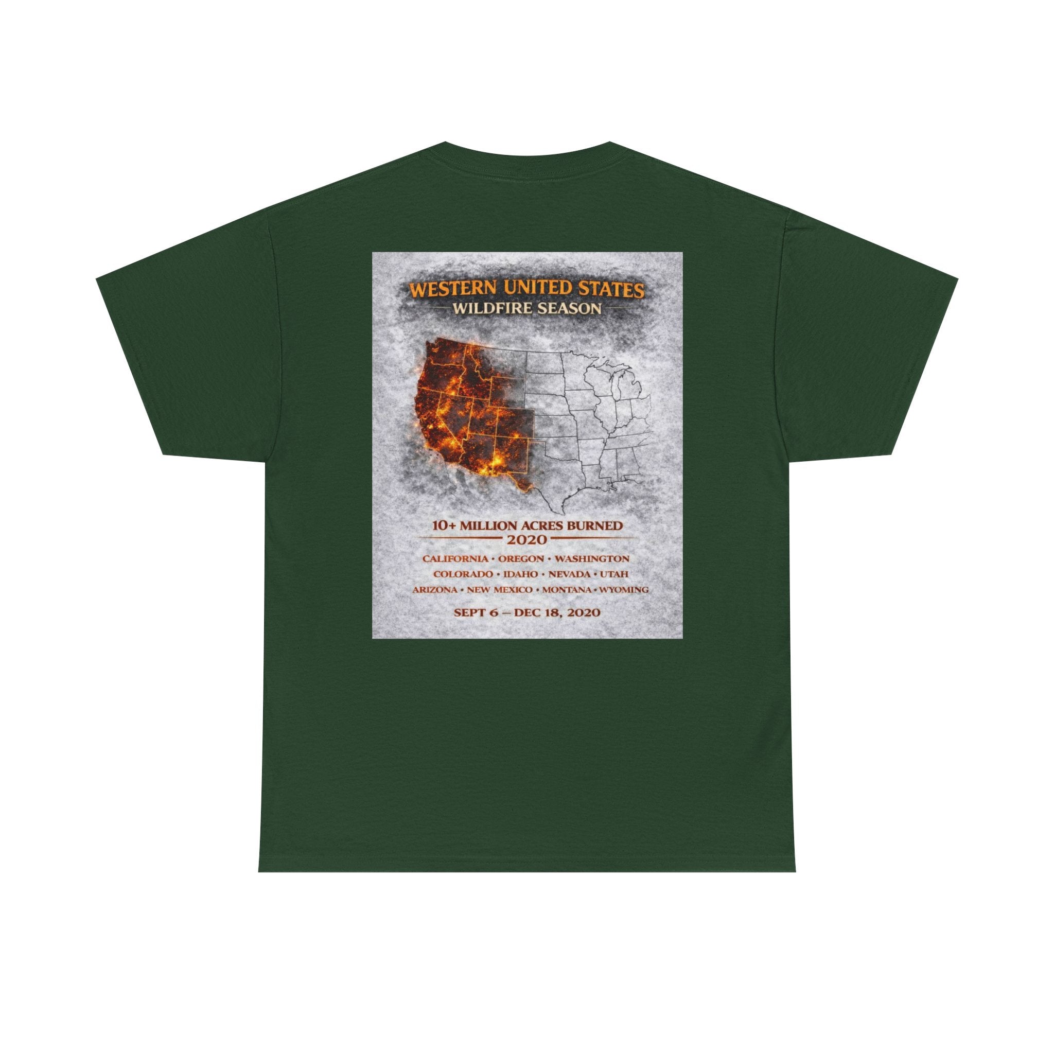 I Survived 2020 — WILDFIRES S2:E4: Director's Cut "Western U.S. Wildfire Season" Memorial Tee
