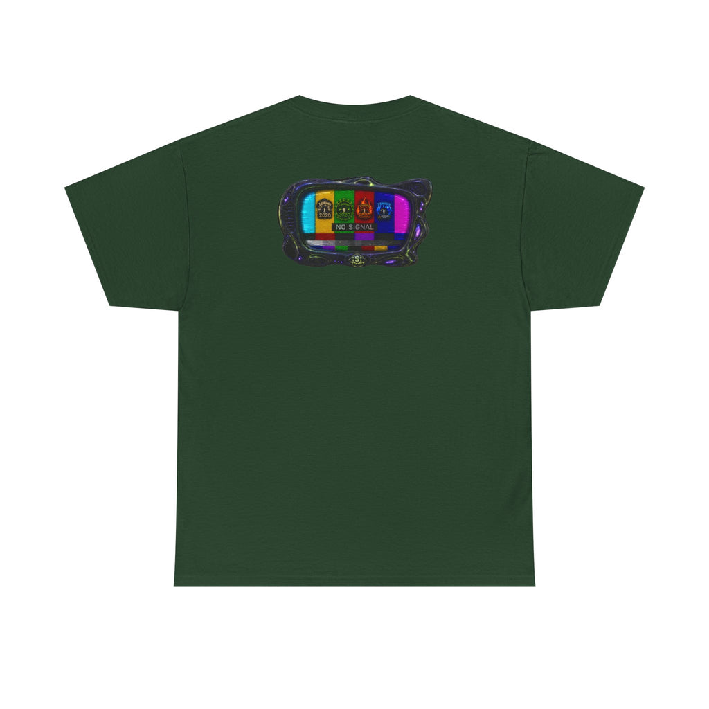 I Survived 2020 — "No Signal" Test Pattern Tee Alien Broadcast Finale Summer Premiere Unisex Heavy Cotton Tee
