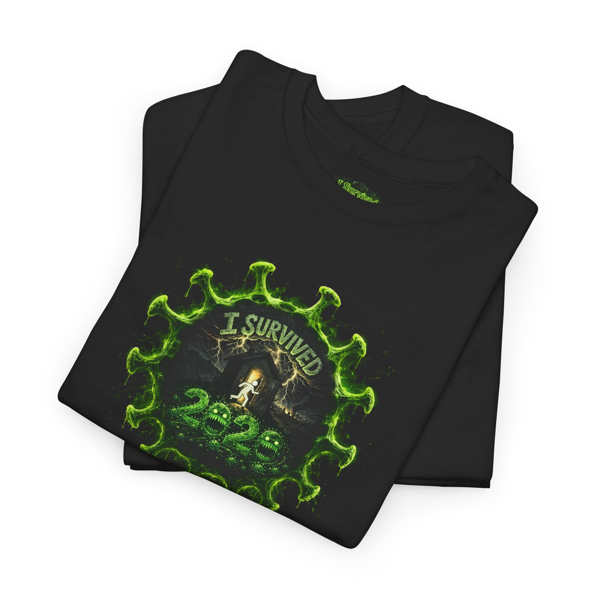 I Survived 2020 — PANDEMIC S1:E2: Director's Cut Special Edition "The Coming of COVID" Unisex Heavy Cotton Tee
