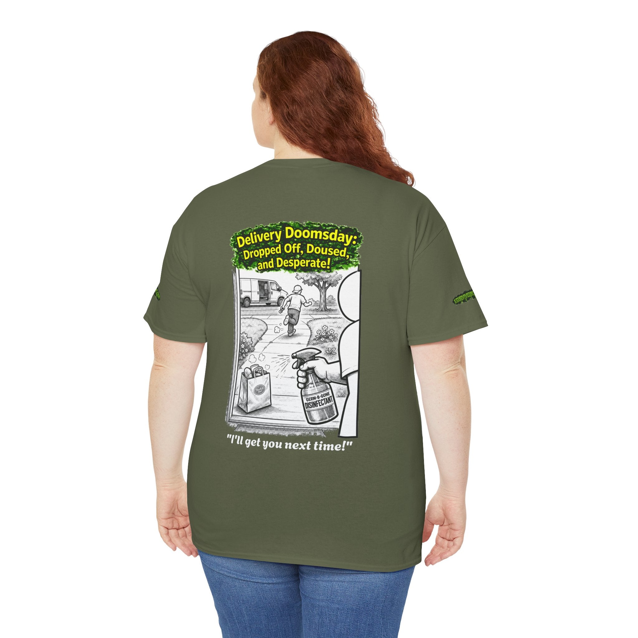 I Survived 2020 — PANDEMIC S1:E5: Director's Cut Special Edition "Delivery Doomsday" Unisex Heavy Cotton Tee