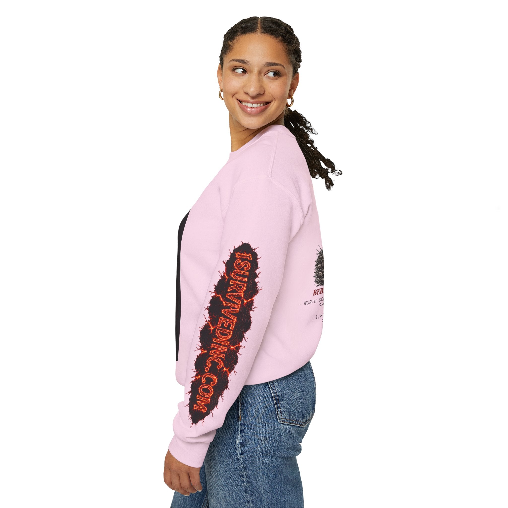 I Survived 2020 — S2:E1 "Berry Creek" | Wildfire Edition Memorial Unisex Heavy Blend™ Crewneck Sweatshirt