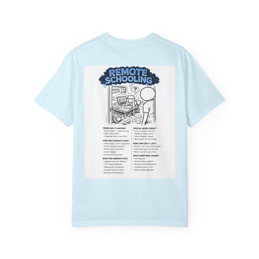 I Survived 2020 — S3:E3 "Remote Schooling" | Lockdown Edition Documentary Unisex Garment-Dyed T-shirt
