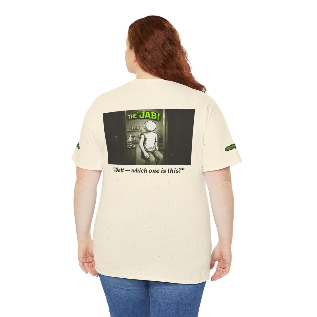 I Survived 2020 — PANDEMIC S1:E3: Director's Cut Special Edition "The Jab!" Unisex Heavy Cotton Tee